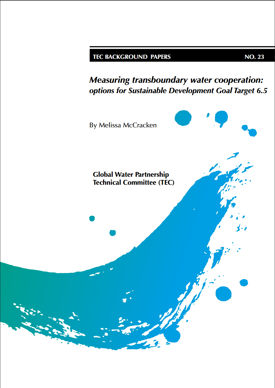 Measuring Transboundary Water Cooperation: Options for Sustainable Development Goal Target 6.5