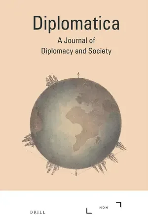 Diving into water diplomacy–exploring the emergence of a concept