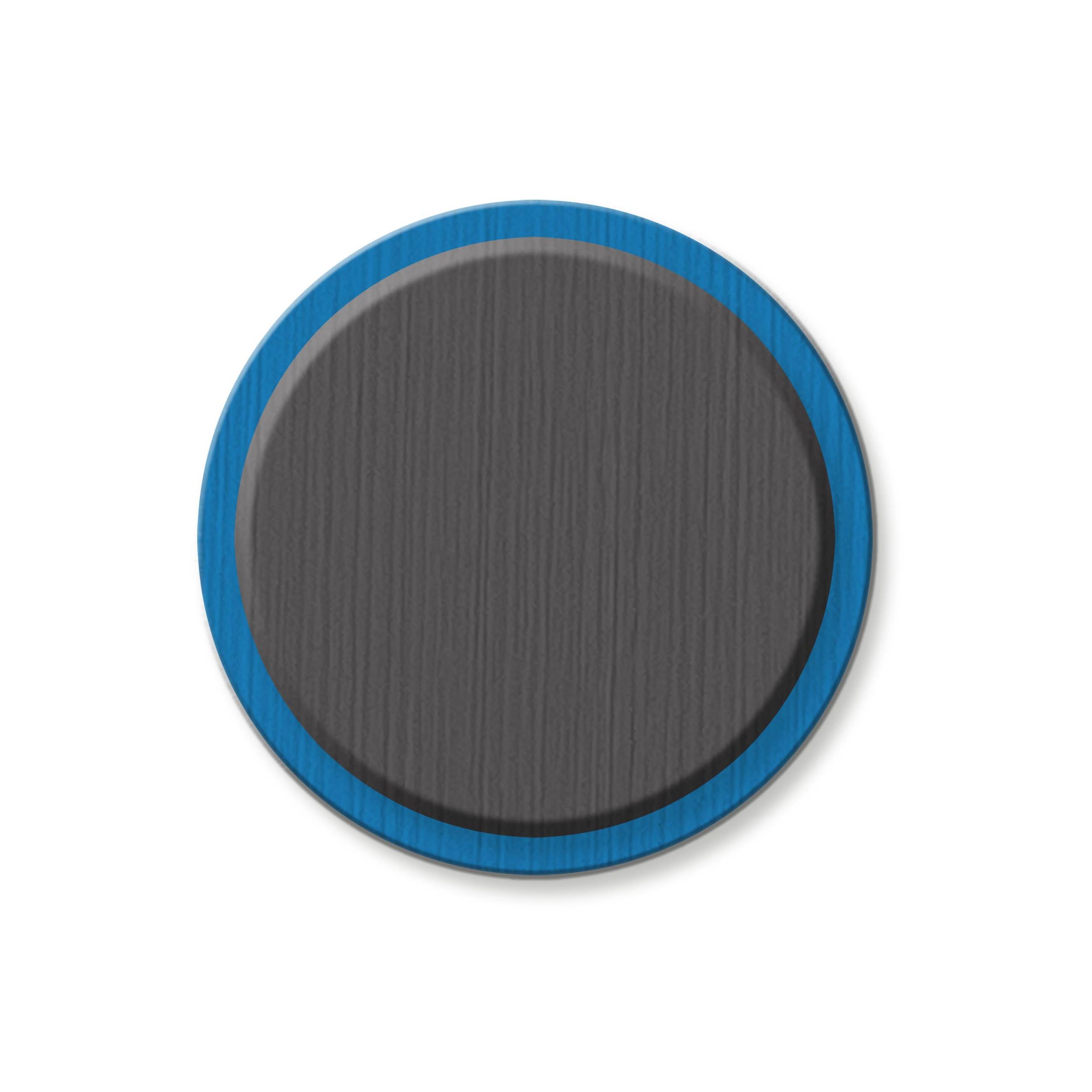 BLACK over ELECTRIC BLUE