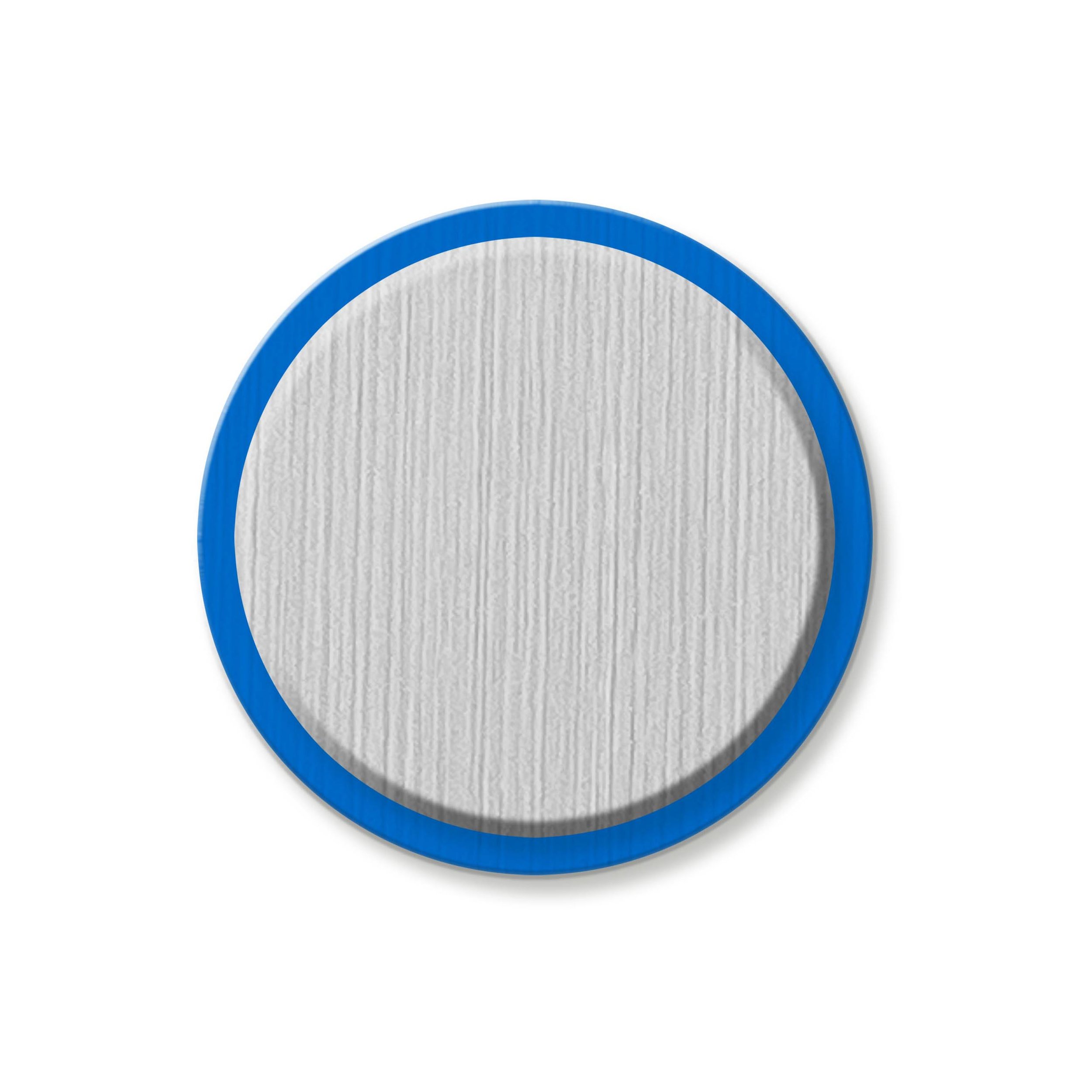 LIGHT GRAY over ELECTRIC BLUE