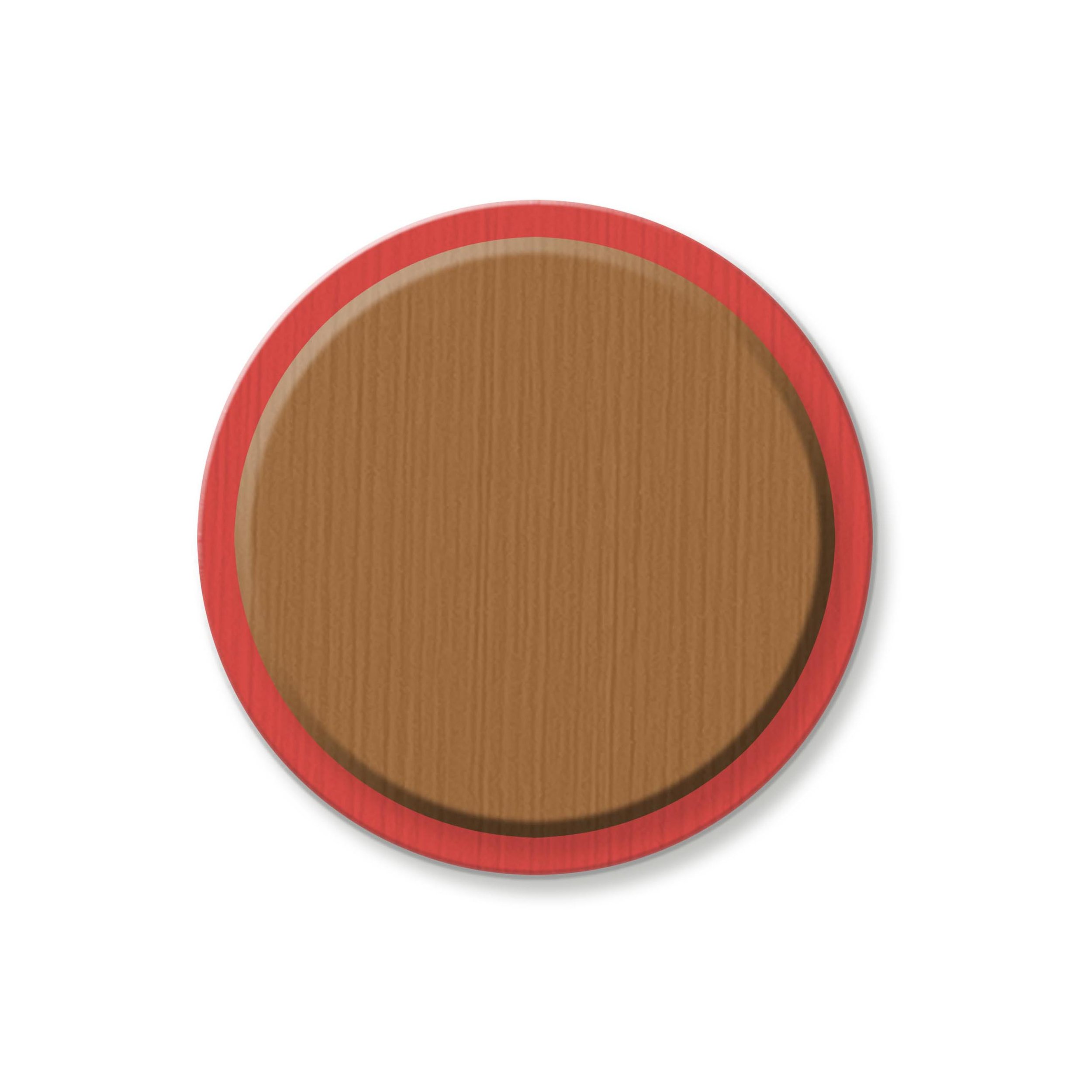 MEDIUM BROWN over RED