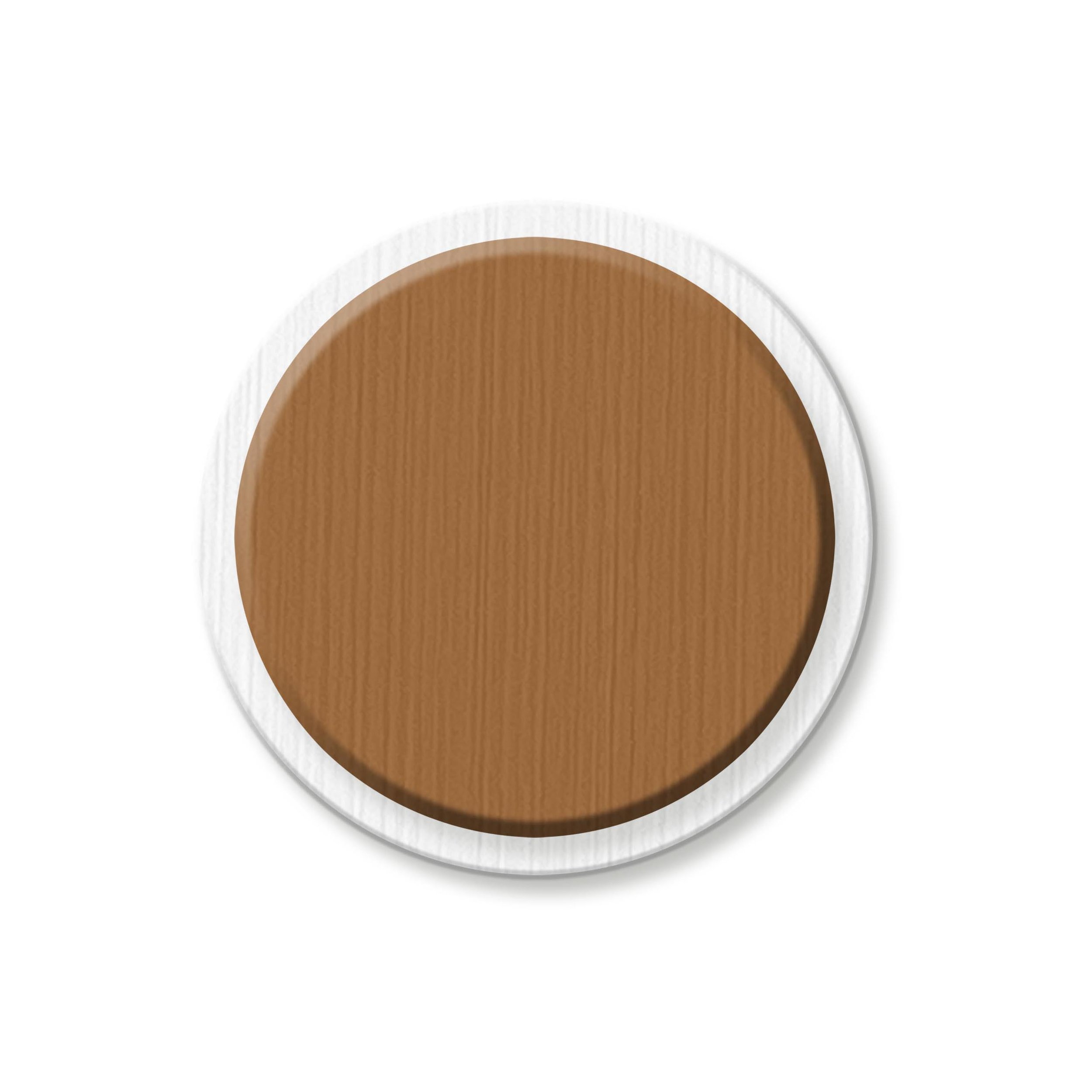 MEDIUM BROWN over WHITE