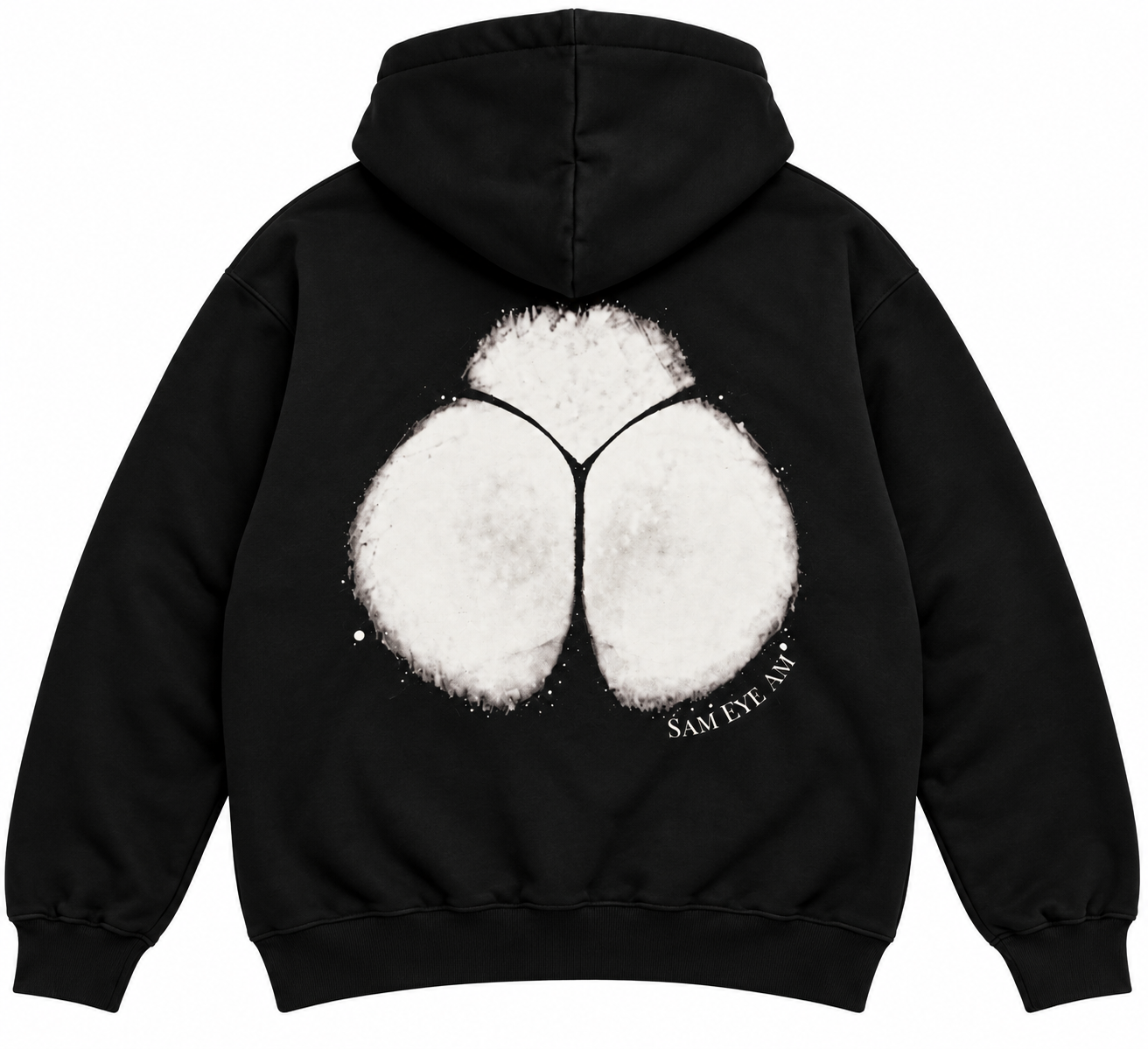 Distressed Clover Graphic Black Hoodie.png