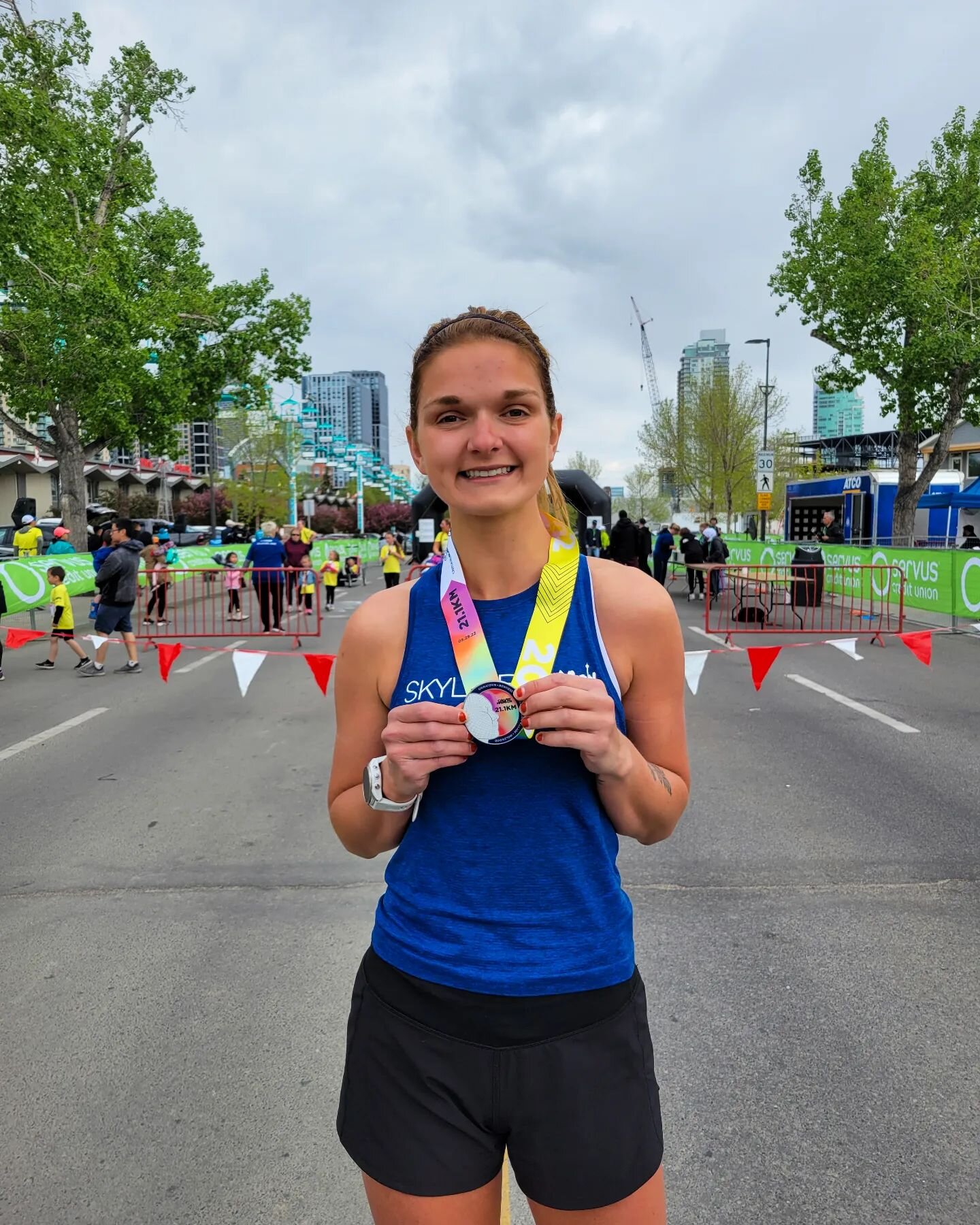 &quot;Sometimes the moments that challenge us, are the ones that define us&quot; - Deena Kastor. 
.
I had some time to reflect on sundays race. I made a tough hard BUT smart decision during Sundays race at the @calgarymarathon. My build and training 