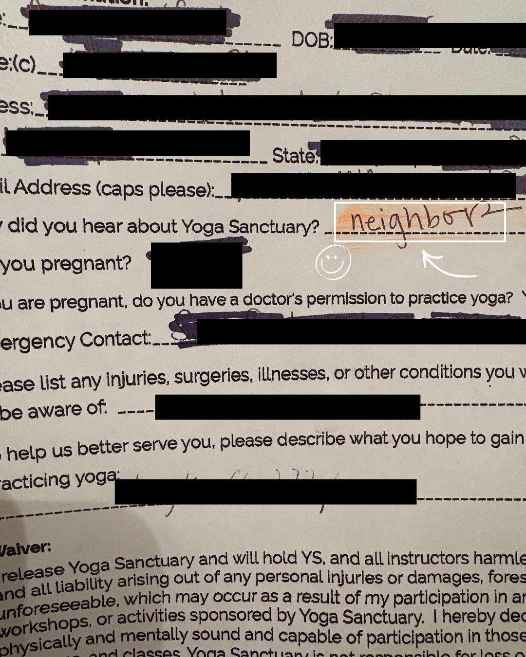 Neighbors, Friends, and Family sharing Yoga &lt;3 
How did you hear about Yoga Sanctuary? We would love to hear in the comments!