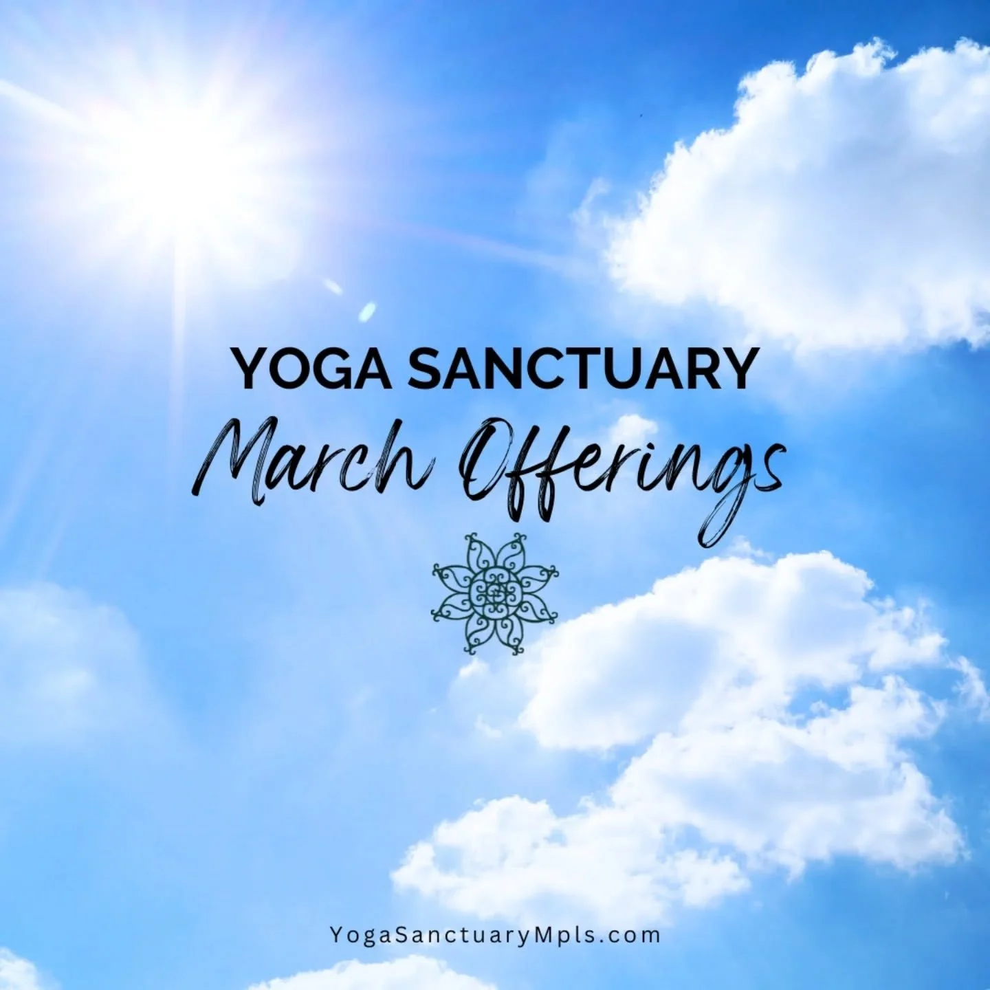 Plant your intentions, watch them take root...
🪾☀️🌱🍀✨

March offerings at Yoga Sanctuary:

🍀Friday 3/6: #FirstFridayHealing Restorative Yoga for Returning to the Body w/ Joi Latson
🍀Fridays: Free Fridays at 5- Community Holistic Yoga w/ HYTT300
