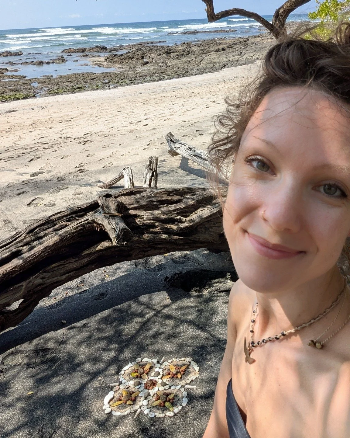 "Hi, I'm Julia, and I've been making nature altars for the last few years as a practice of intuition, introspection, and connection to nature. It's a practice of non-attachment, appreciation, awe, inspiration, and profound presence that has me l