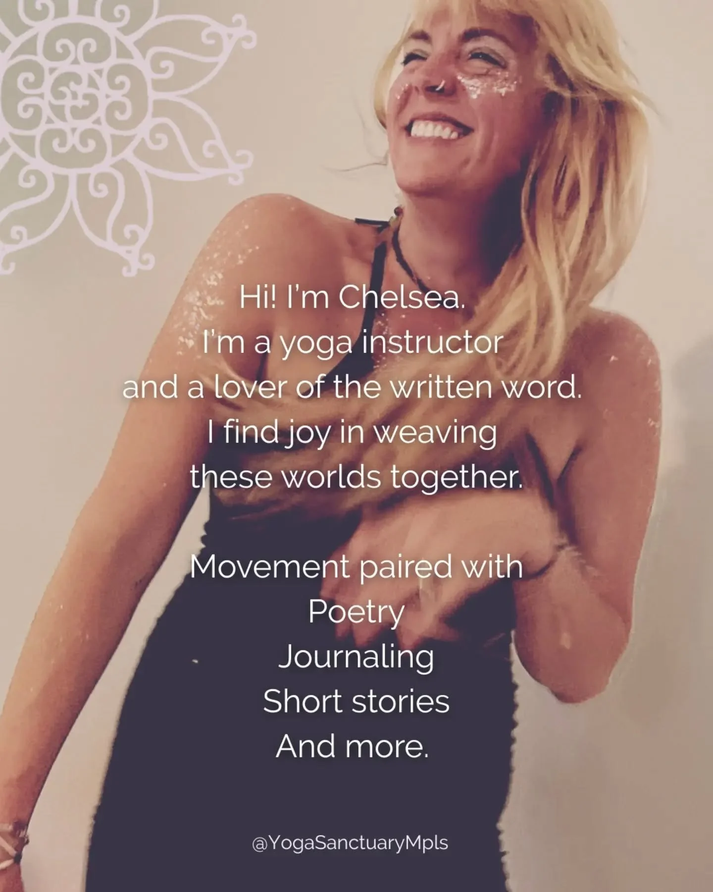 Join Chelsea for a wonderful night of relaxation on Friday September 11th 7-8:30! 

During a fully-supported restorative yoga practice, her voice will soothe your nervous system into further release as she reads aloud from excerpts of books, poetry, 