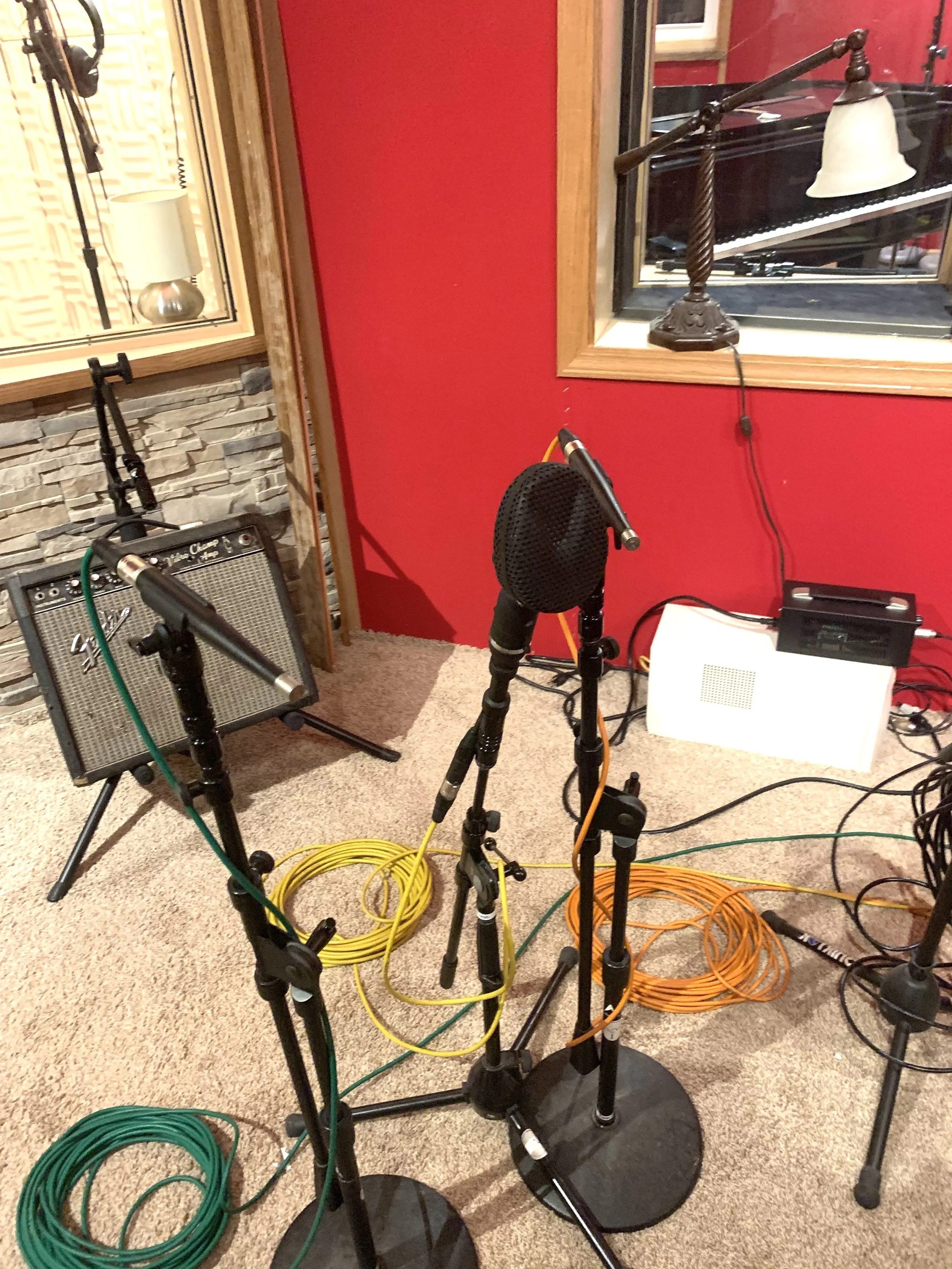 Acoustic Guitar Setup at Primary Sound Studio