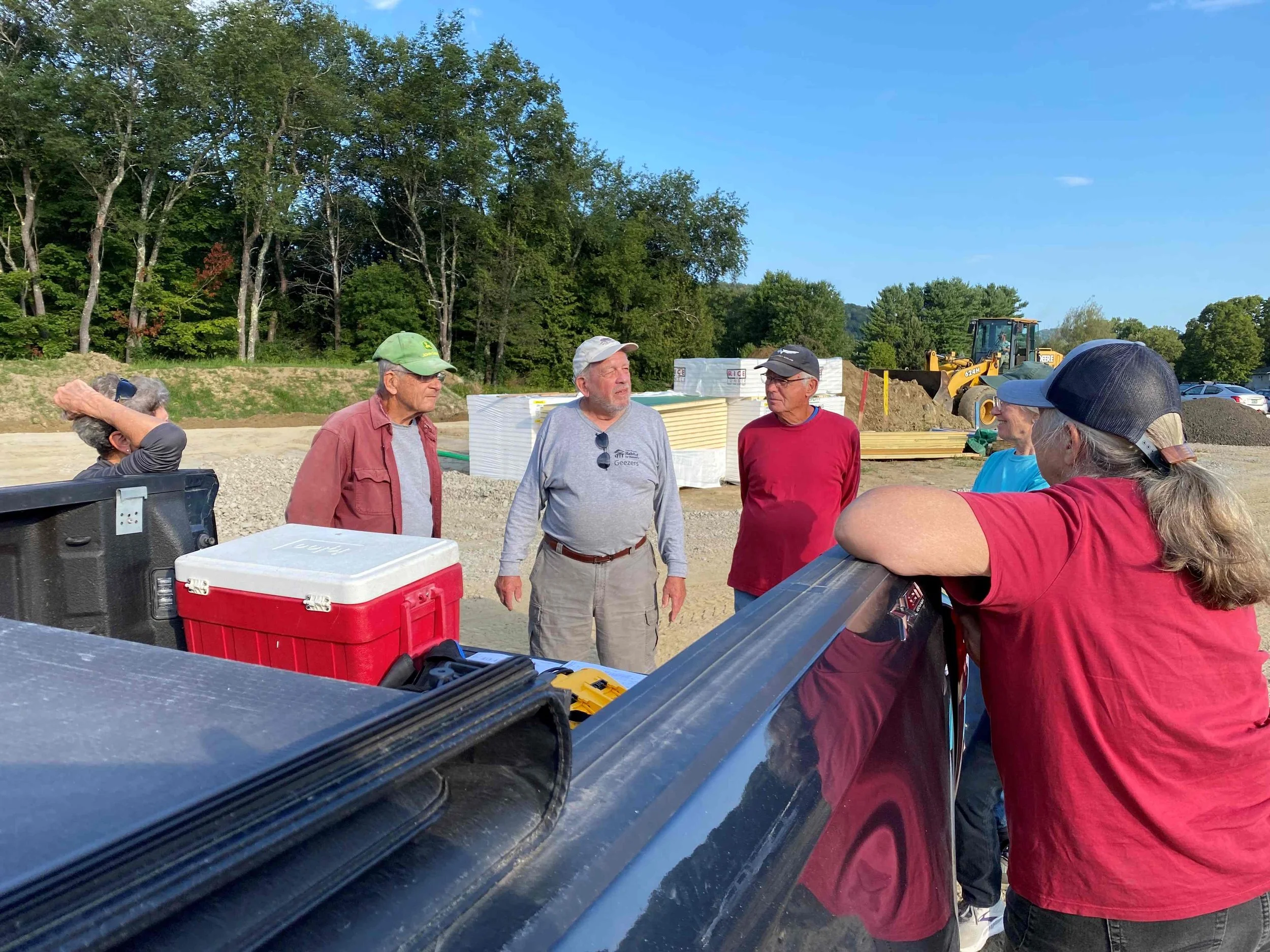 Volunteers Help Build