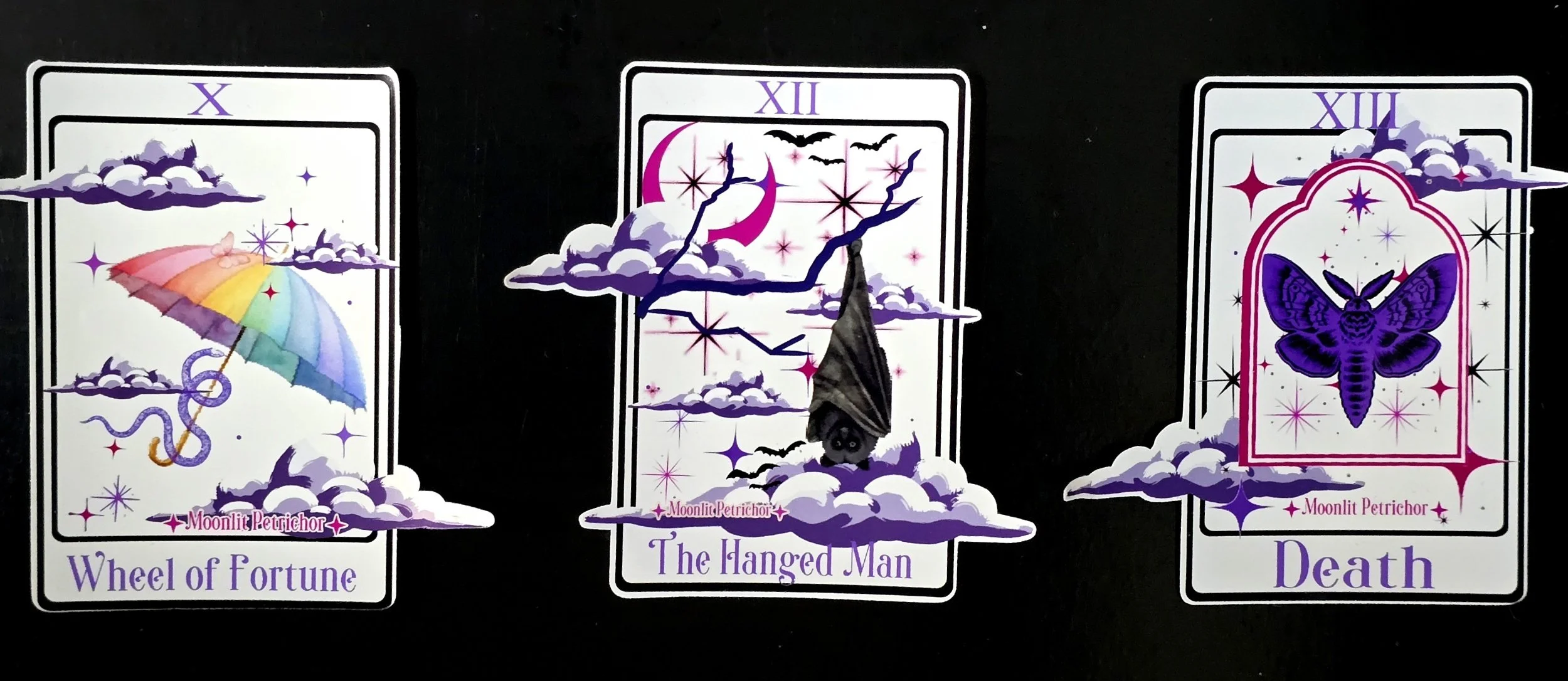 Moonlit Petrichor Tarot/Oracle stickers