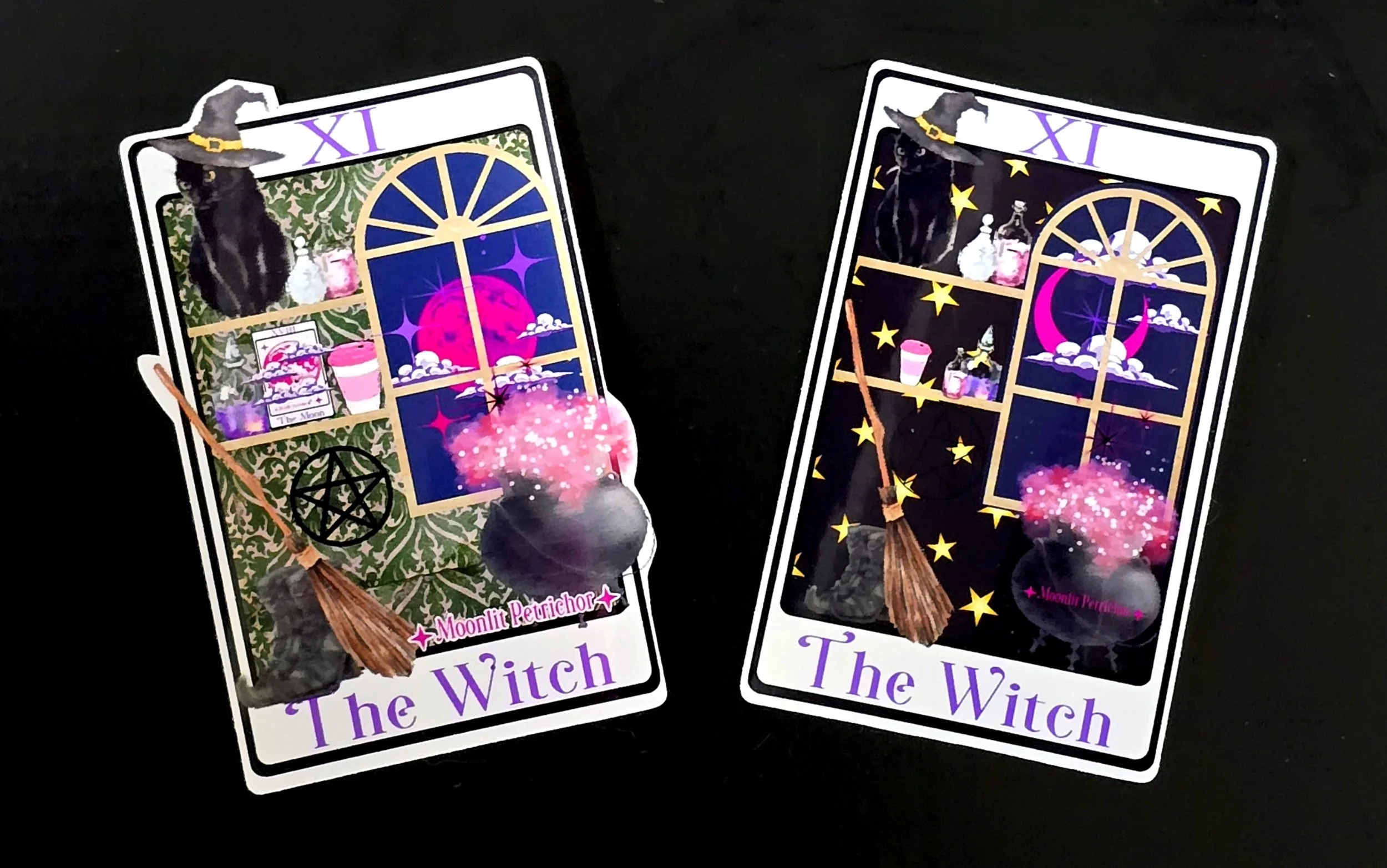Moonlit Petrichor Tarot/Oracle stickers
