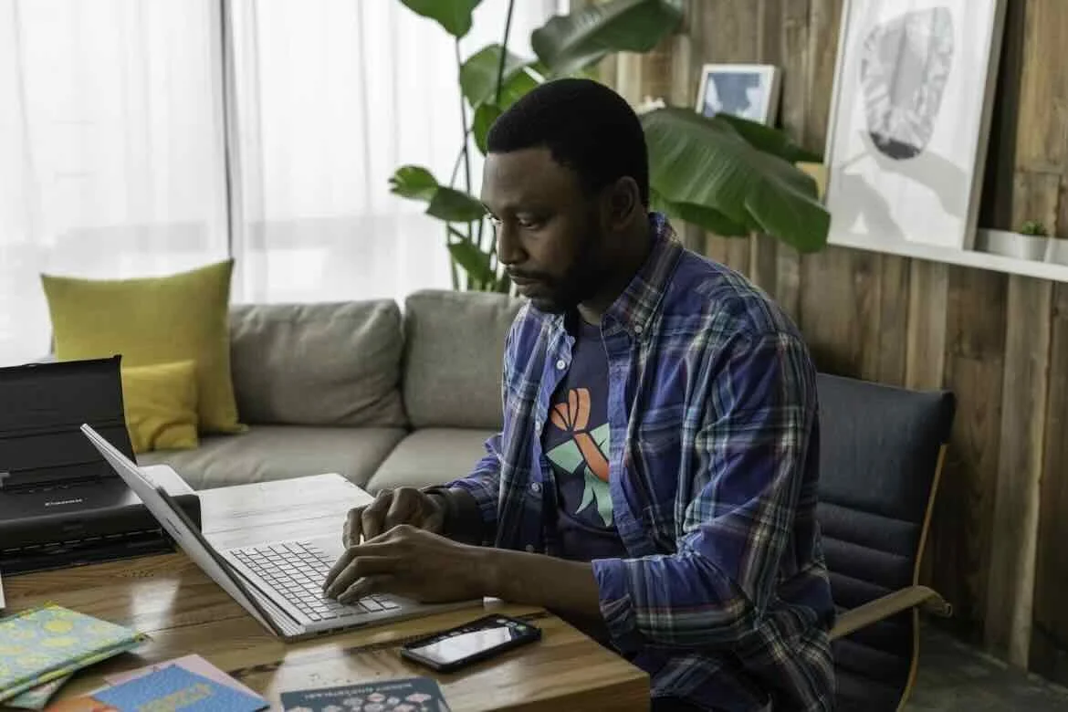 Sales Rep working from home