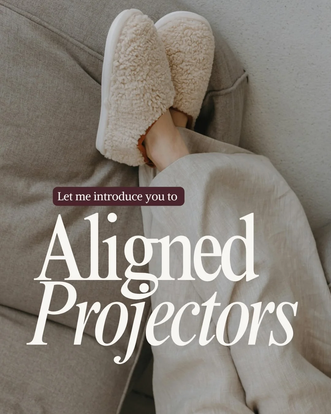 A little 2026 update 🫶🏻

This carousel is the first time I&rsquo;m properly naming something that&rsquo;s been quietly clicking into place for a while.

Aligned Projectors isn&rsquo;t just a phrase I like the sound of, it&rsquo;s the work I feel mo