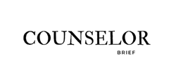 Text reading 'COUNSELOR BRIEF' in black on a white background.
