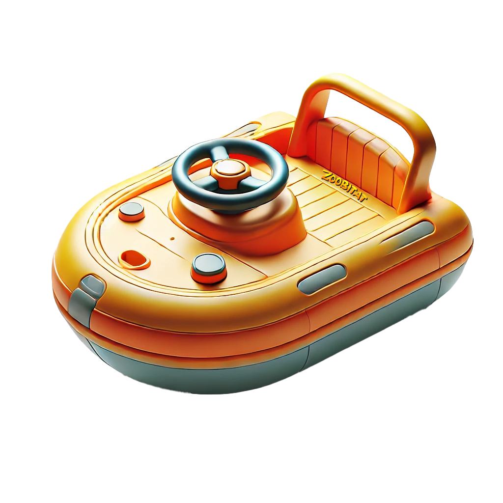 Zoobitat Adventure Boat Bath Toy
