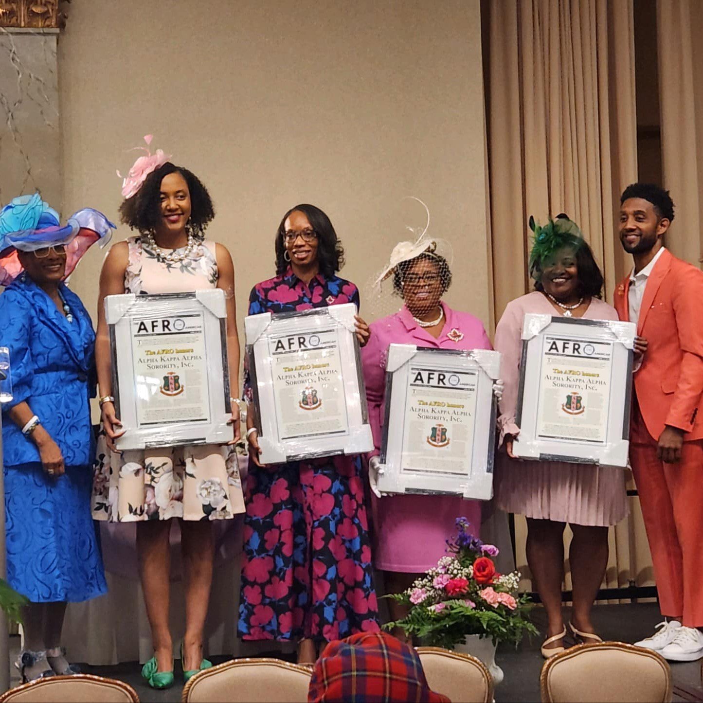 On Saturday, April 20th, Alpha Kappa Alpha Sorority, Inc.&reg; Upsilon Epsilon Omega Chapter had a &ldquo;pearlfect&rdquo; time at the Afro-American Newspapers Annual Tea: &ldquo;Salute to the Divine 9&rdquo;. It was wonderful being honored along wit
