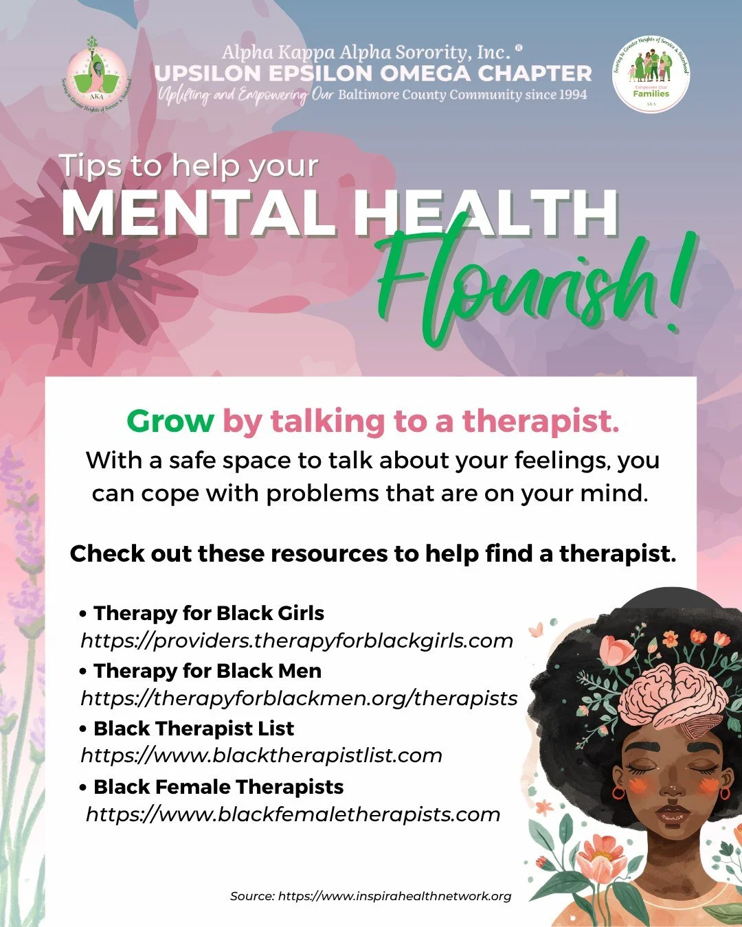 The month of May is ending but the conversations about Mental Health Awareness cannot. We encourage you to take advantage of some helpful resources. Your mental health matters! Let's continue to break barriers and cultivate change. Your mental health