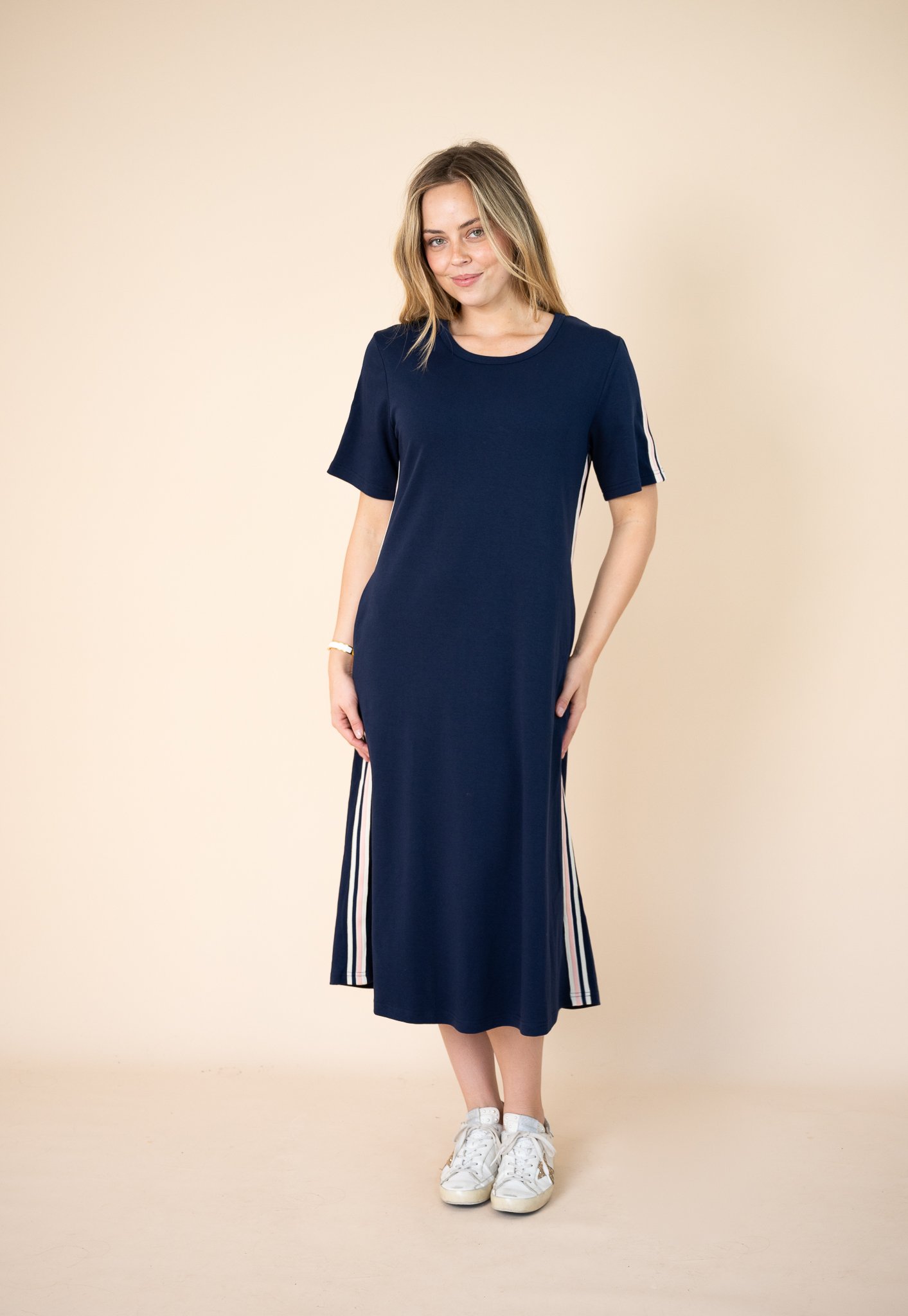Code: D9305 | Navy | 8-18 | Cotton/ Spandex | COMING SOON