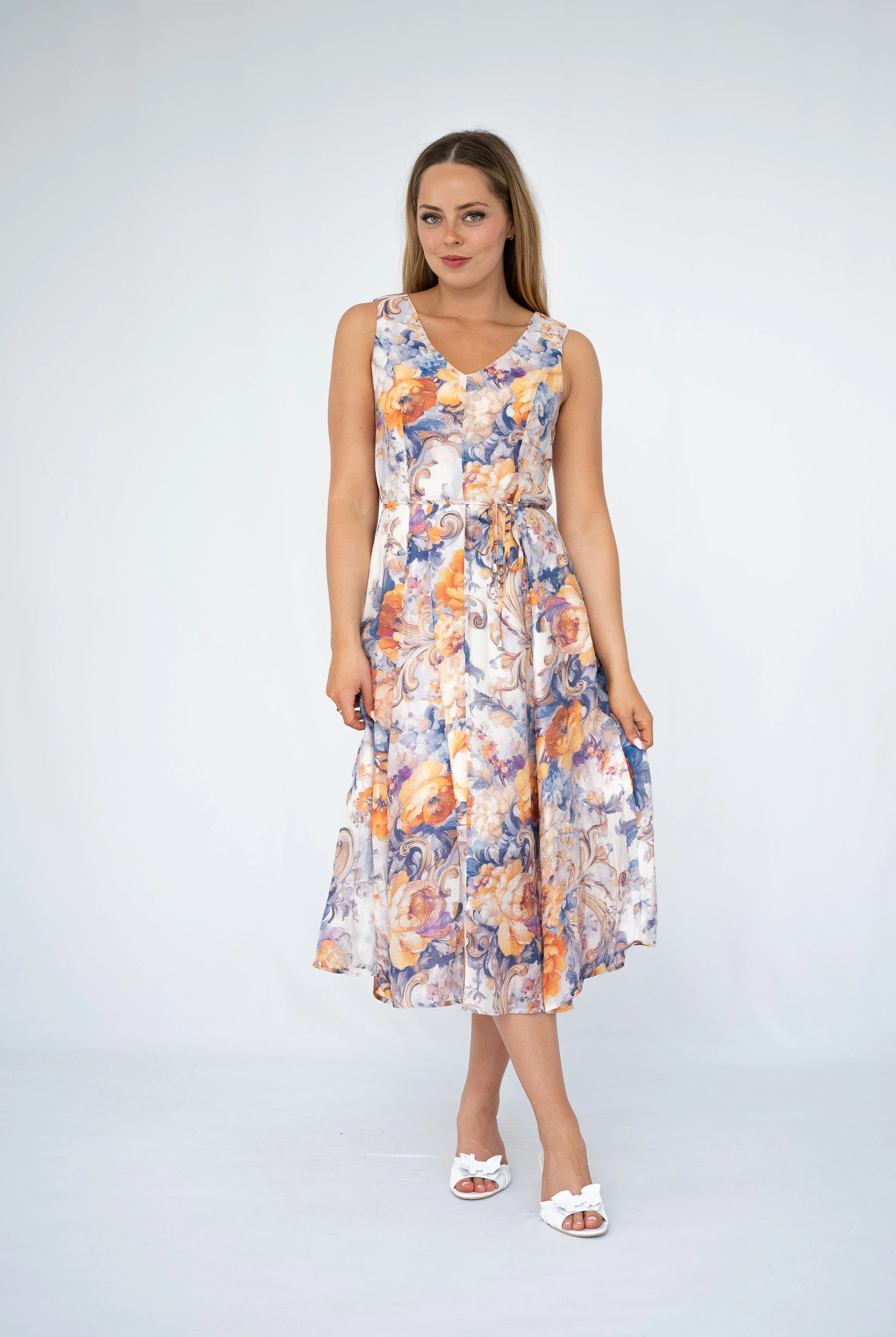 Code: D9246 | Rose & Blue | 8-18 | Viscose blend | 