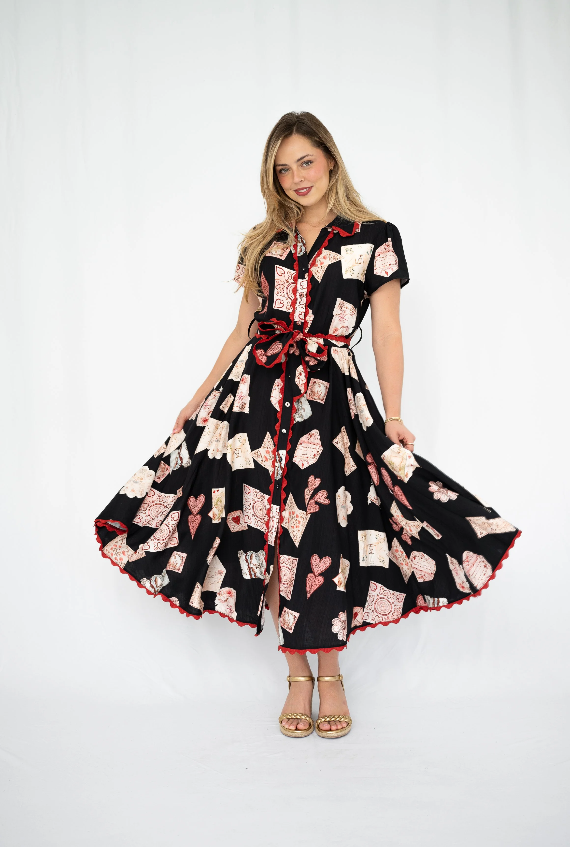 Code: D9212-4 | Black & White | 8-18 | Viscose blend