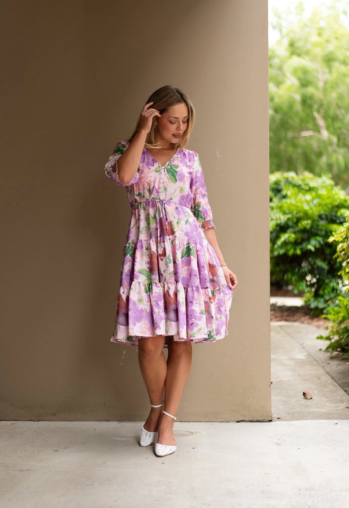 Code: D8634-4AC | Pink & White | 8-18 | Viscose blend | COMING SOON