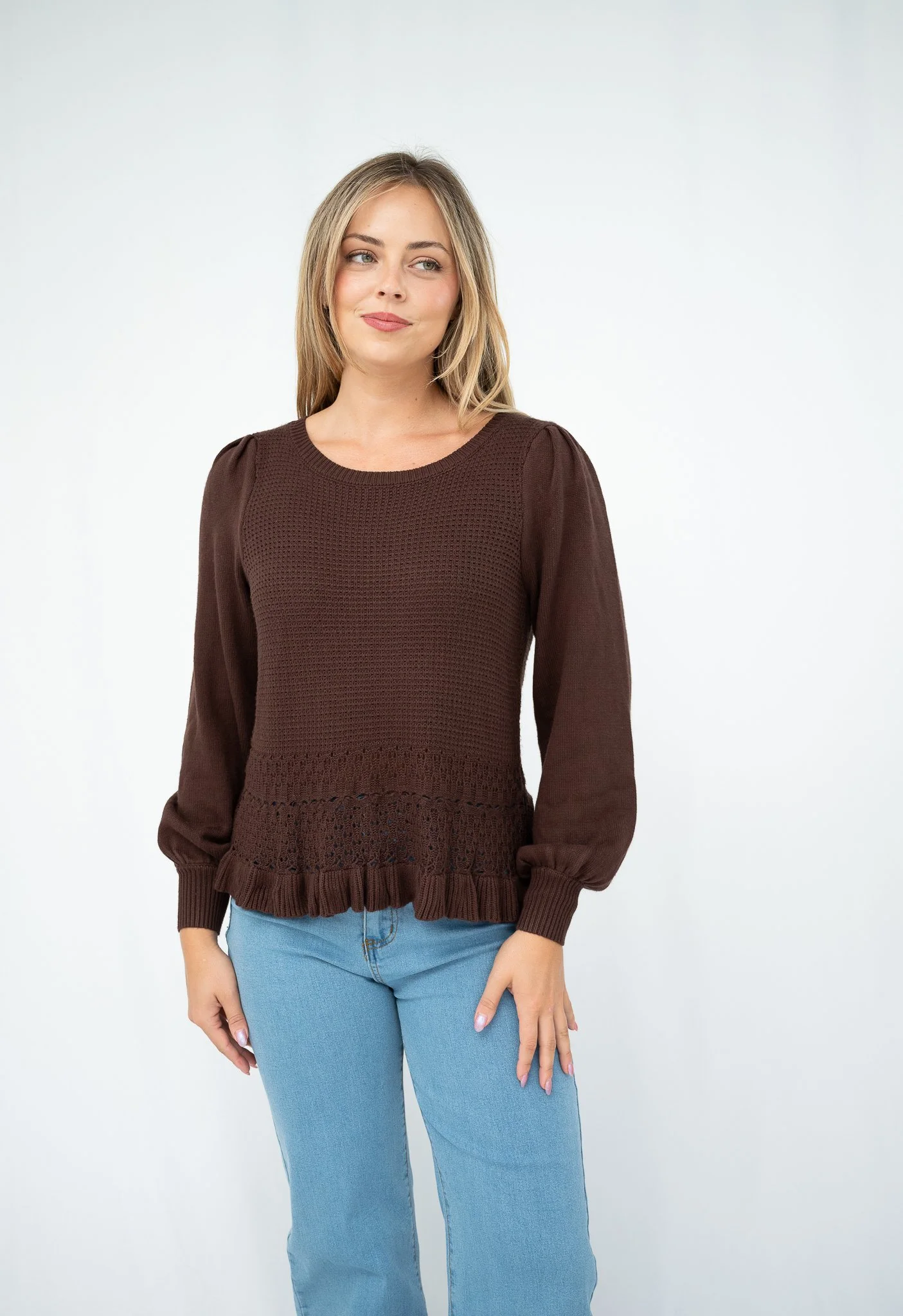 Code: K3450-1 | Baby Pink, Chocolate & Rust | S/M & M/L | Cotton 