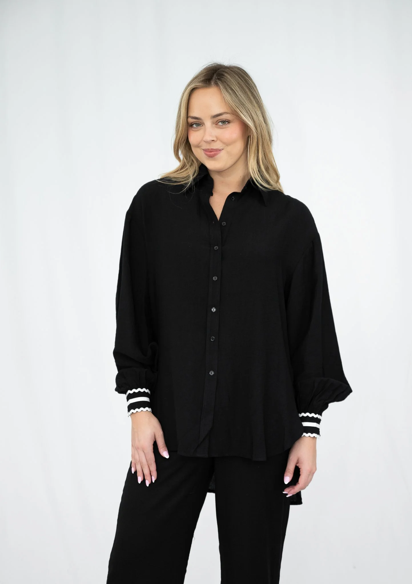Code: T2045-1 | Black & Brown | 8-18 | Viscose blend | 