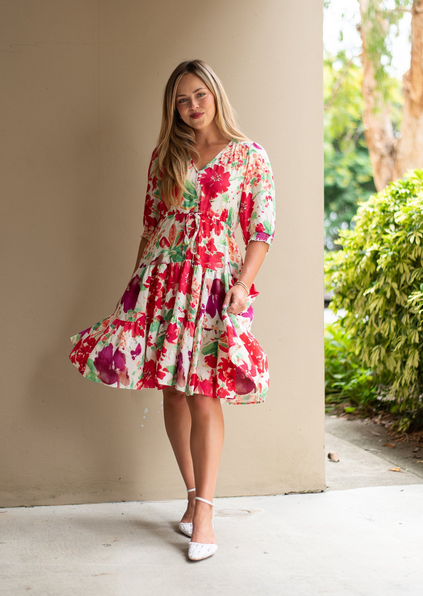 Code: D8634-4AC | Pink & White | 8-18 | Viscose blend | COMING SOON