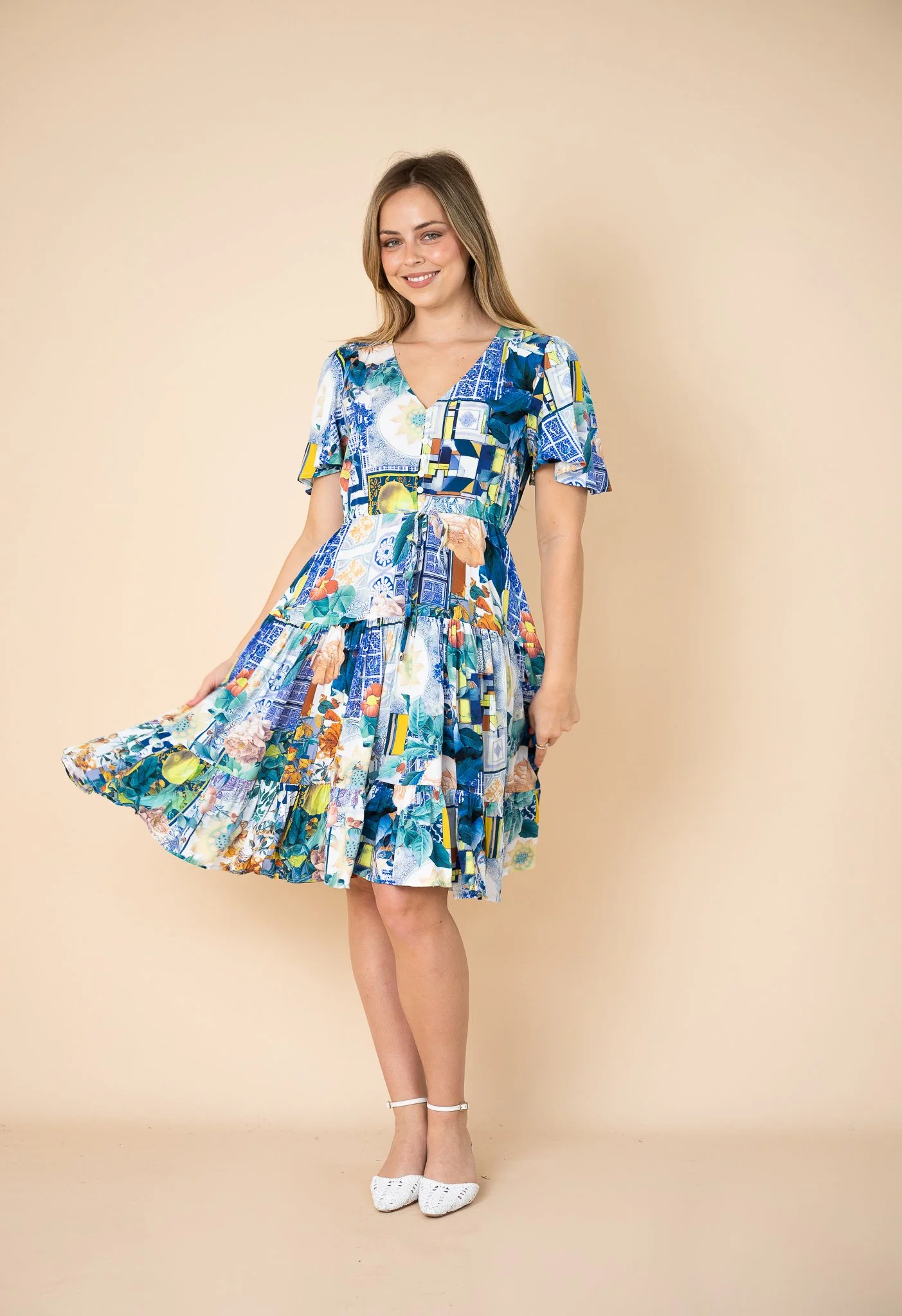 Code: D8634-2K | Blue | 8-18 | Viscose | 