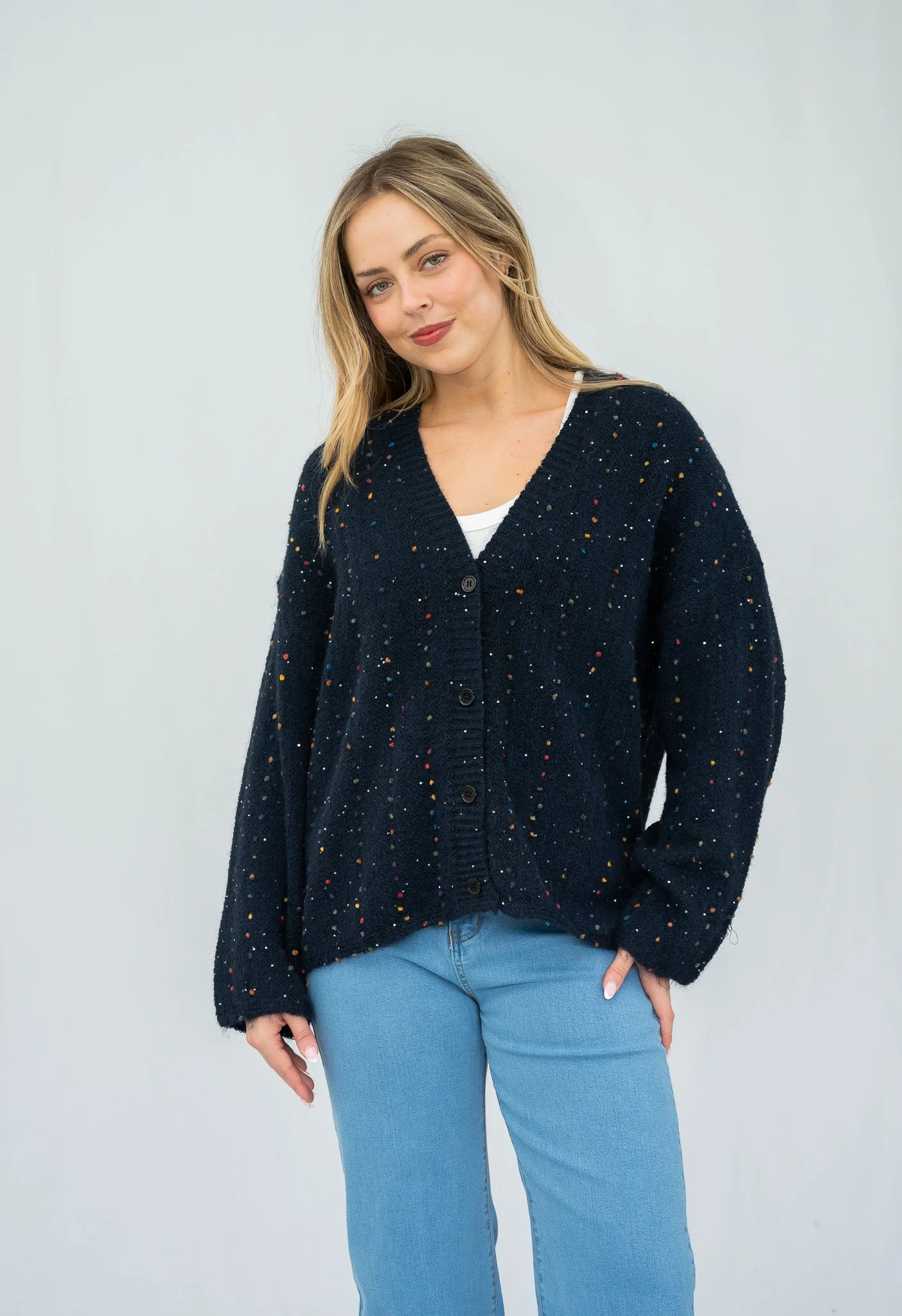 Code: K3514 | Navy | S/M & L/XL | Wool blend 