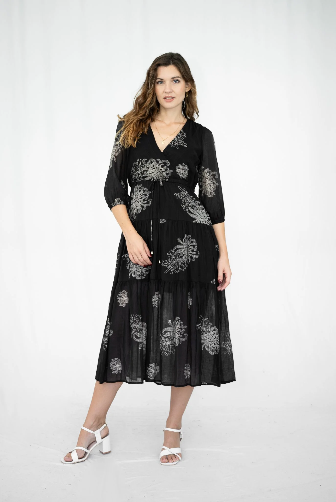 Code: D8461-3C | Pink & Black | 8-18 | Viscose blend | 