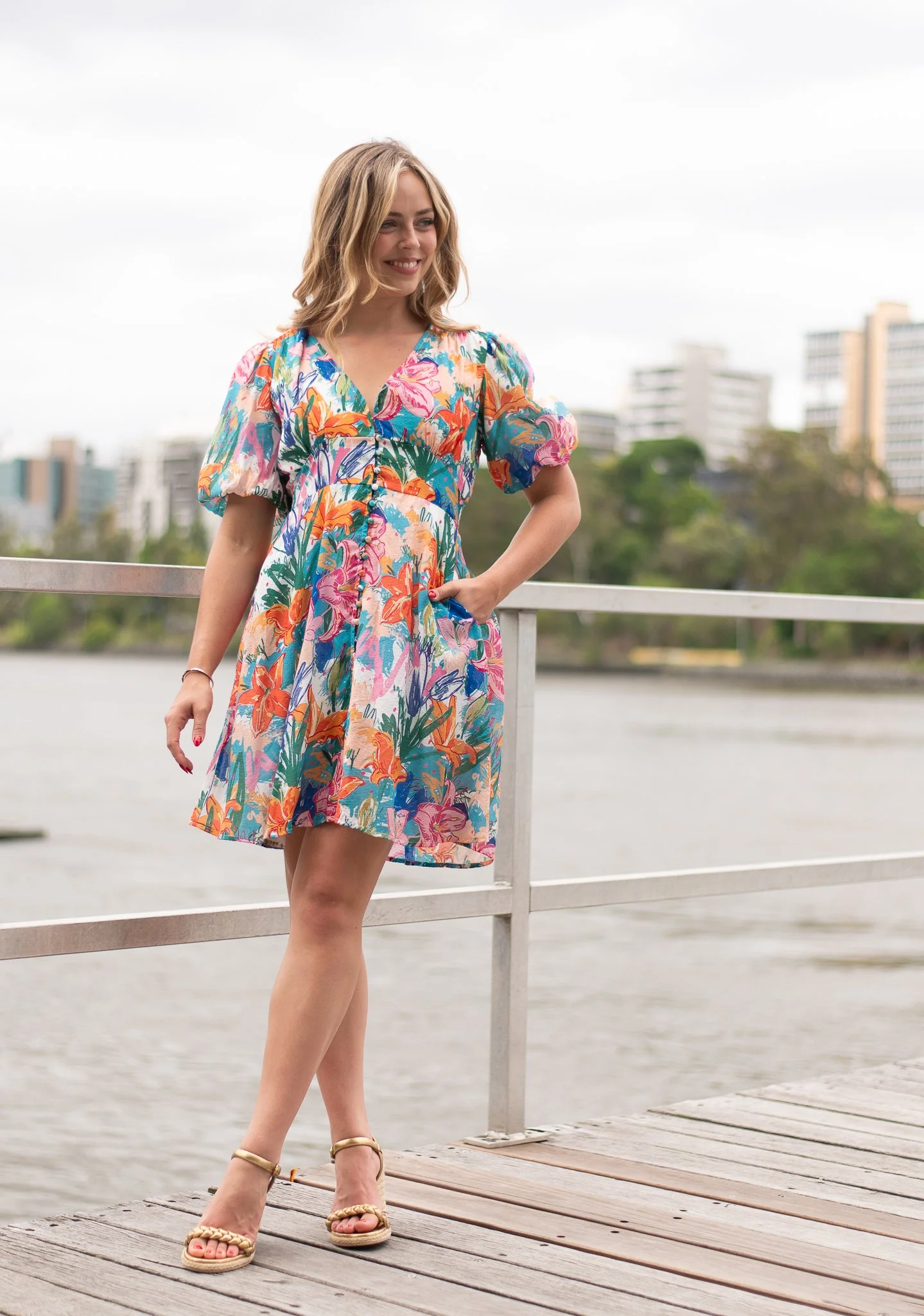 Code: D9266 | Pink & Blue | 8-18 | Lyocell | 