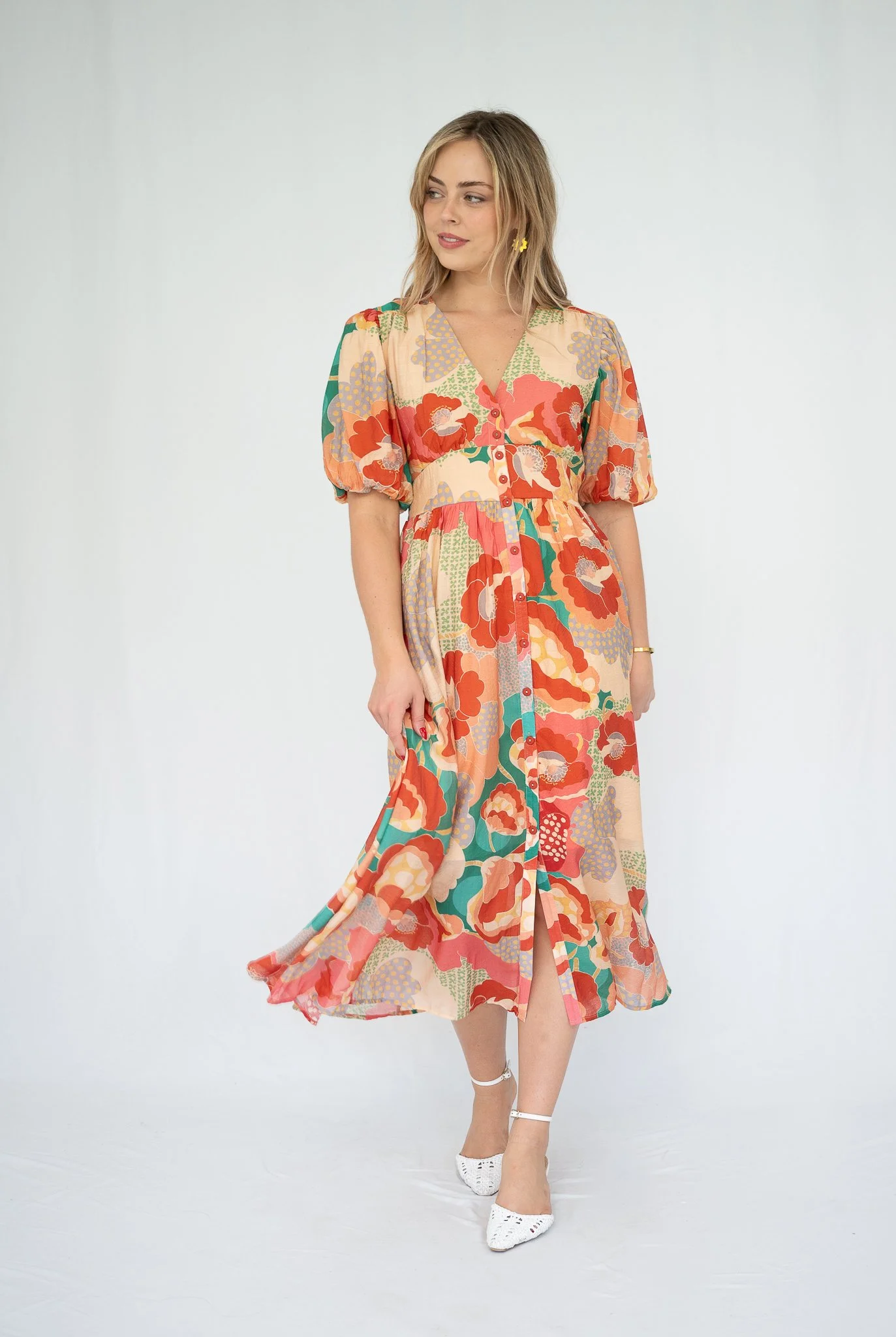 Code: D9009-5F | Rose | 8-18 | Viscose blend | 