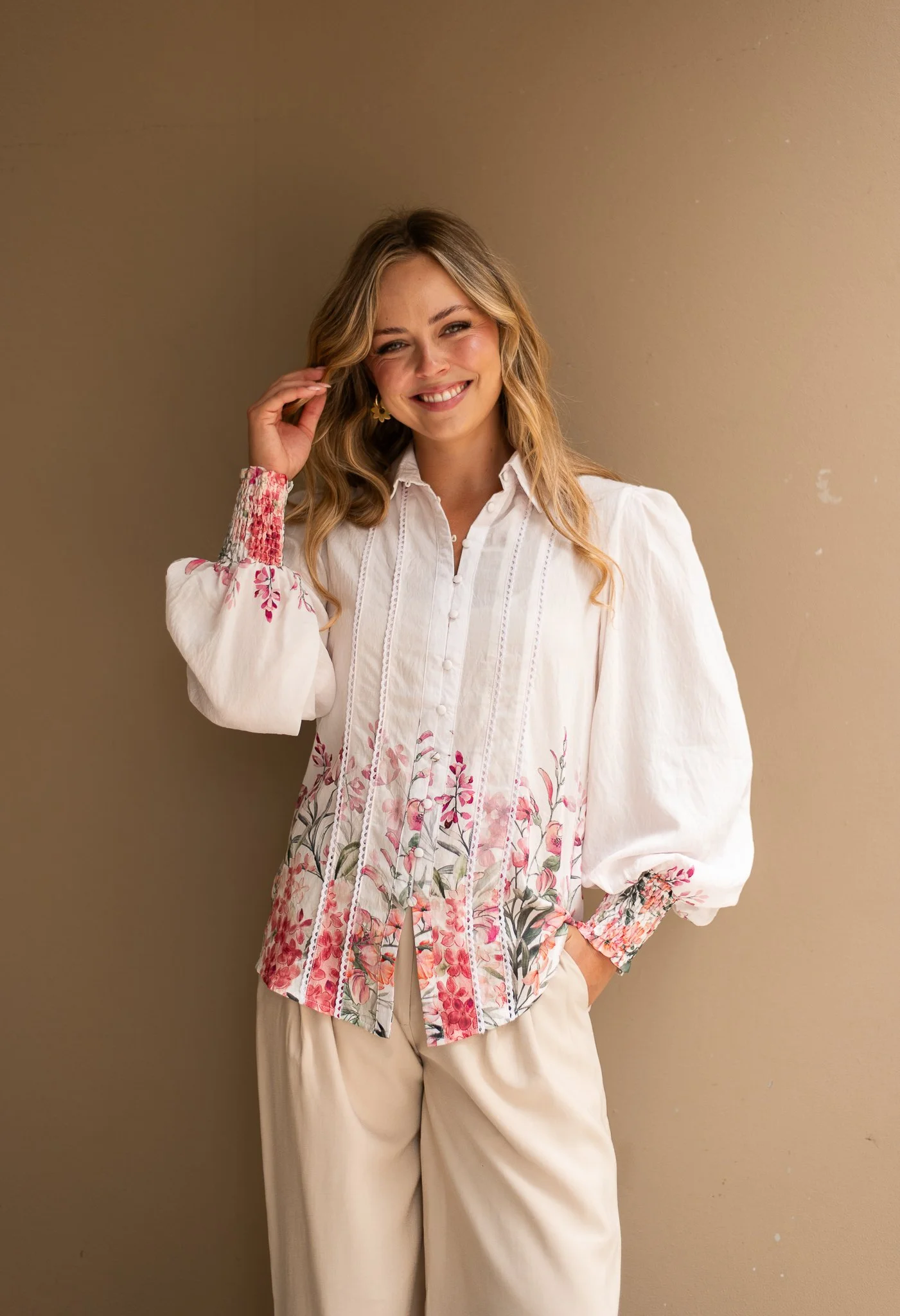 Code: T1982L | Olive & Pink | 8-18 | Viscose blend