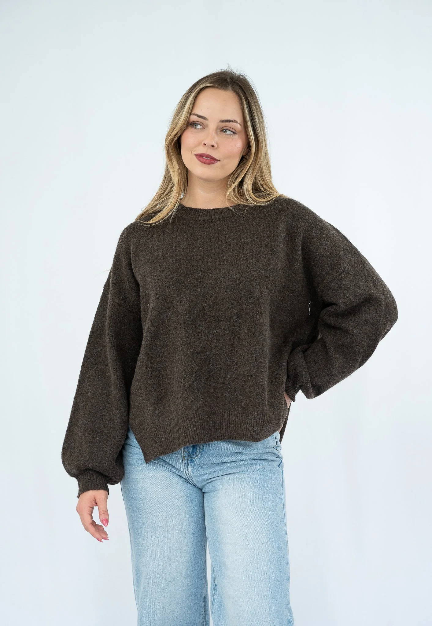 Code: K3485 | Chocolate & Beige | S/M & M/L | Wool blend | COMING SOON