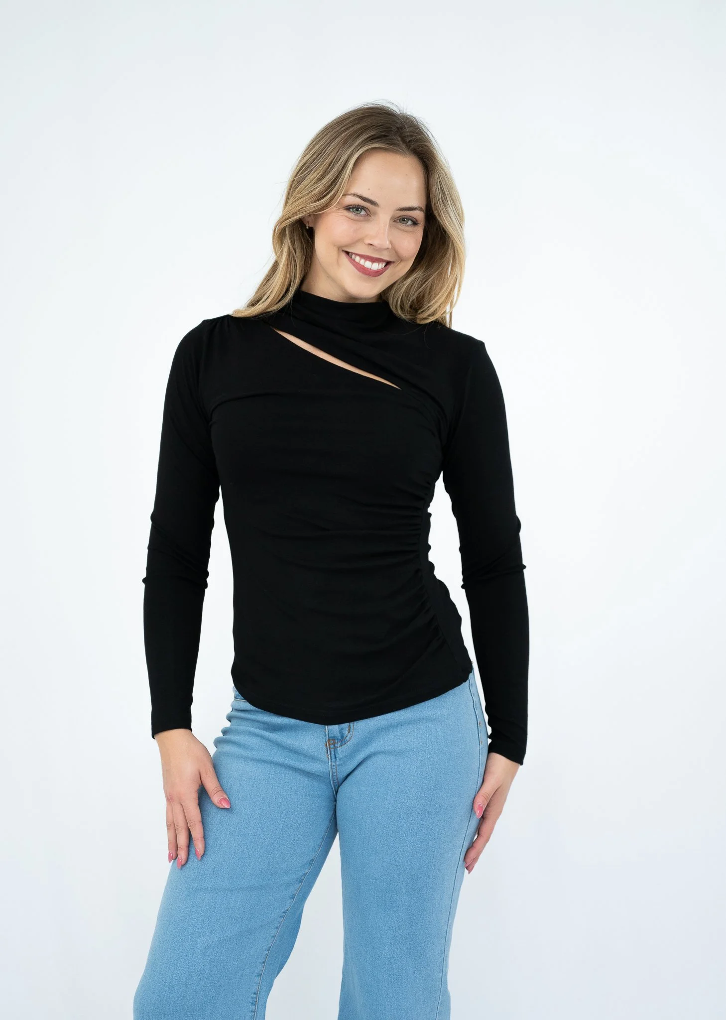 Code: T1980A | Chocolate, Black & Pink | 8-18 | 100% Viscose