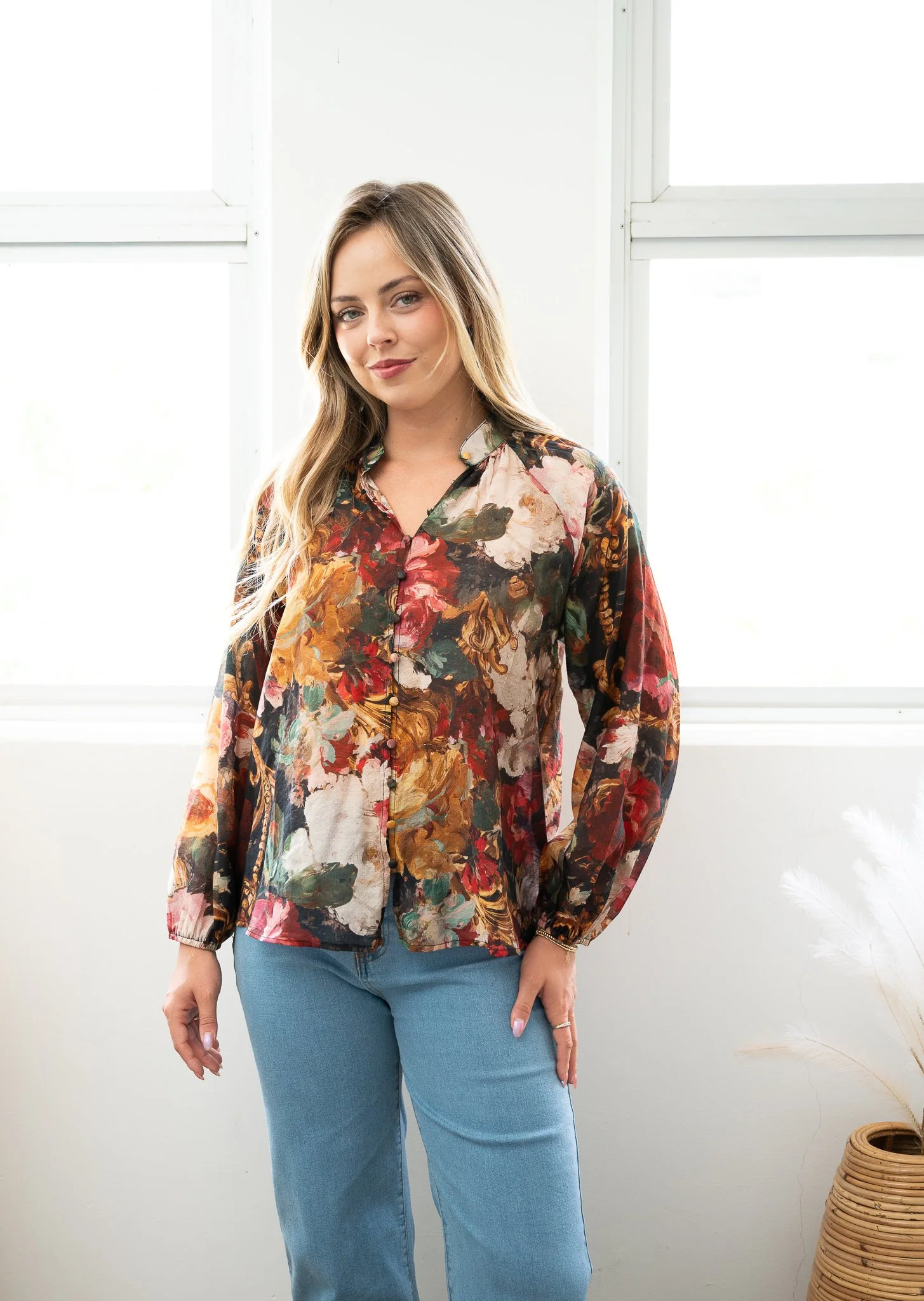 Code: T2043-2A | Plum & Tan | 8-18 | Viscose blend