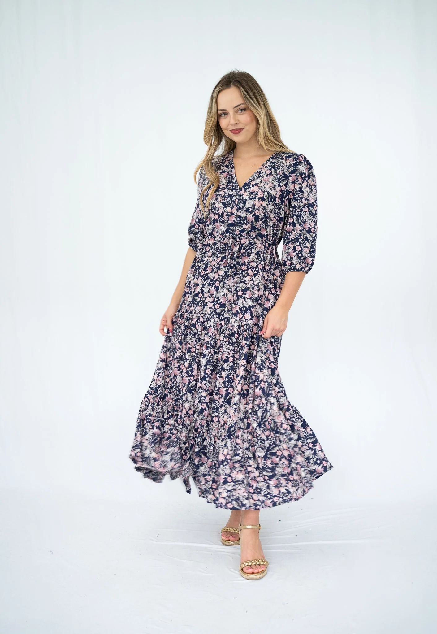 D8594-22H | Navy | 8-18 | 100% Viscose