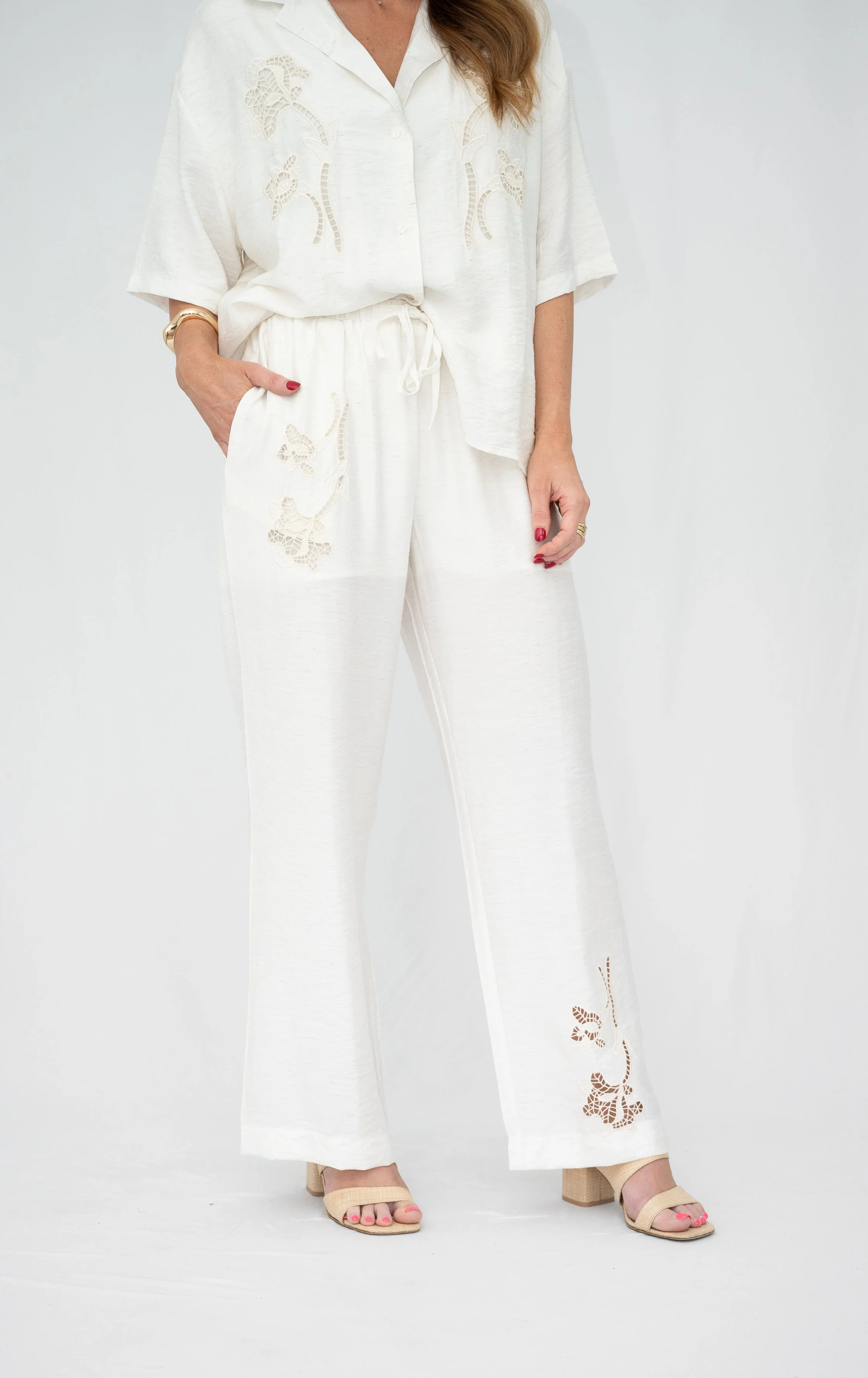 Code: P6295-4 | Natural | 8-16 | Linen/ Rayon |