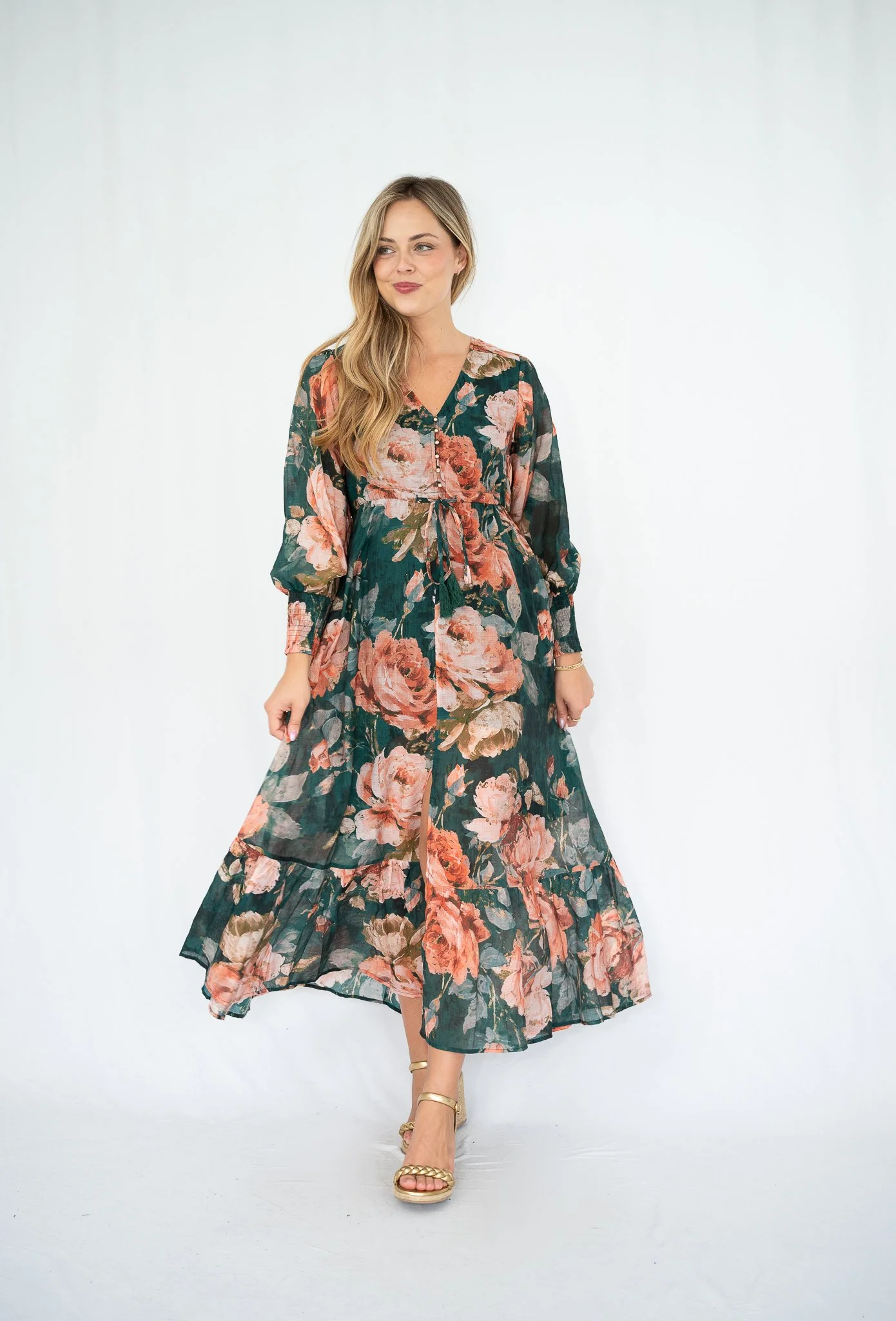 D9115-7 | Forest Green & Black | 8-18 | Viscose blend | COMING SOON