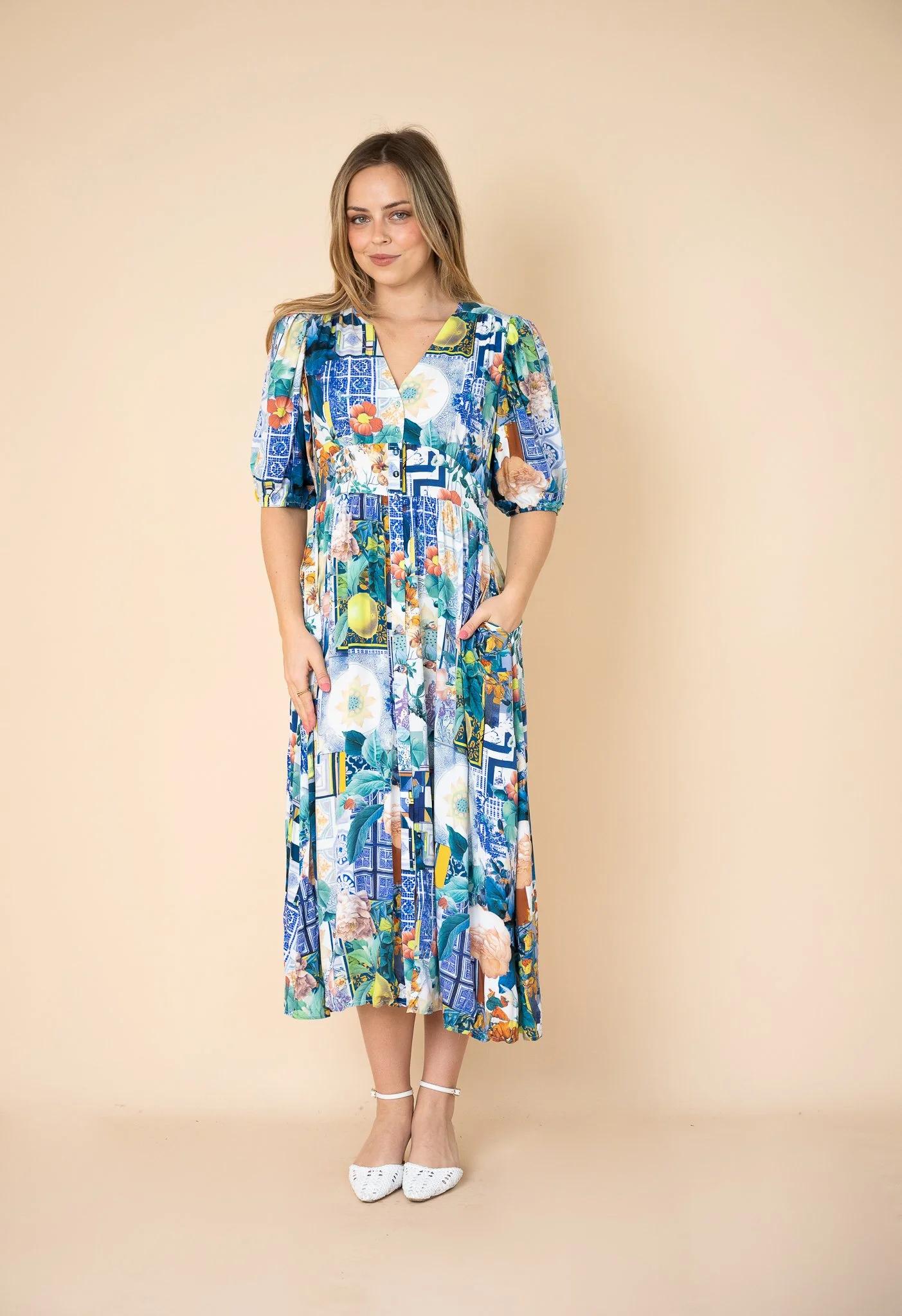 Code: D9009-11C | Blue | 8-18 | Viscose | 