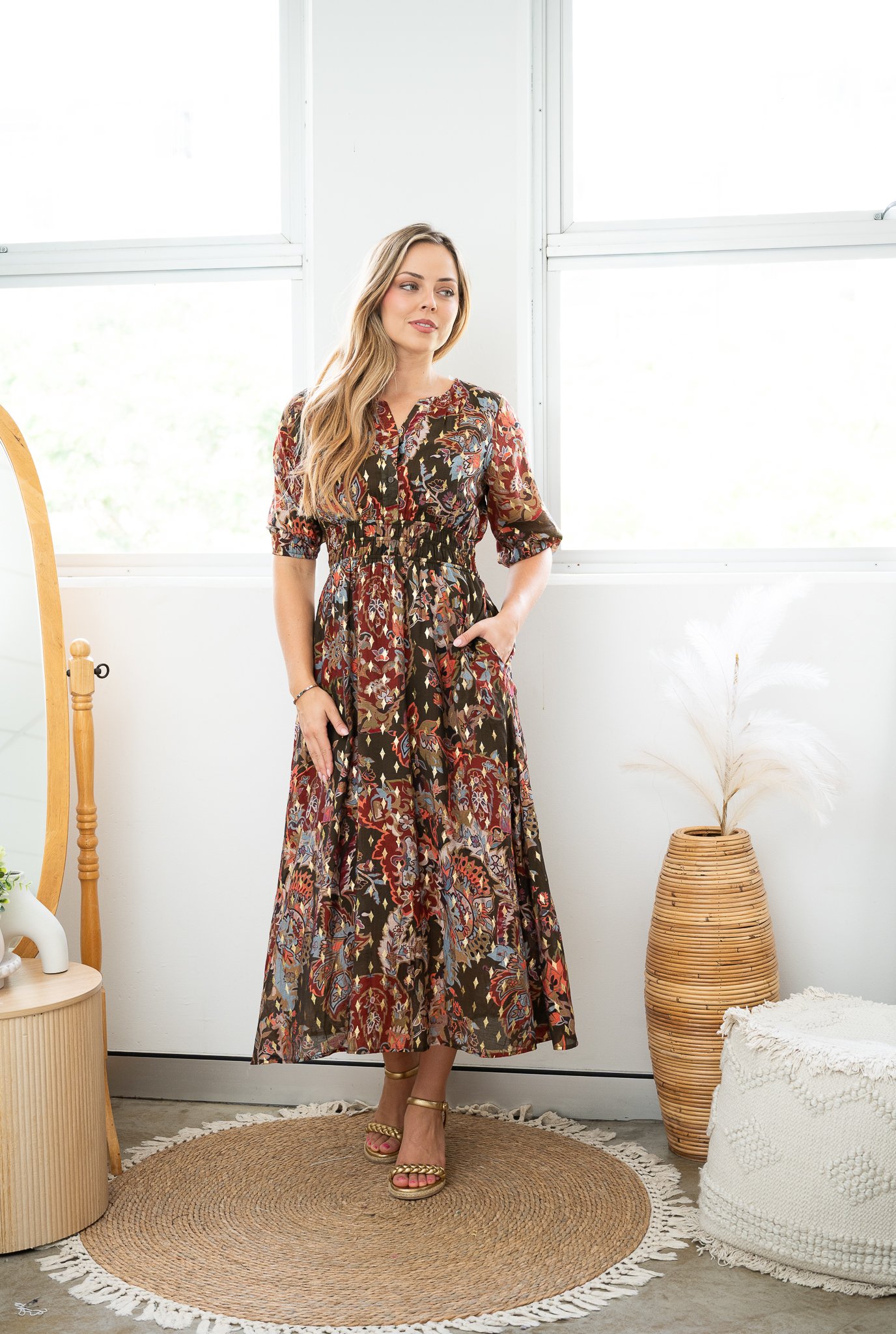 Code: D9258-1 | Black & Brown | 8-18 | Viscose blend | COMING SOON