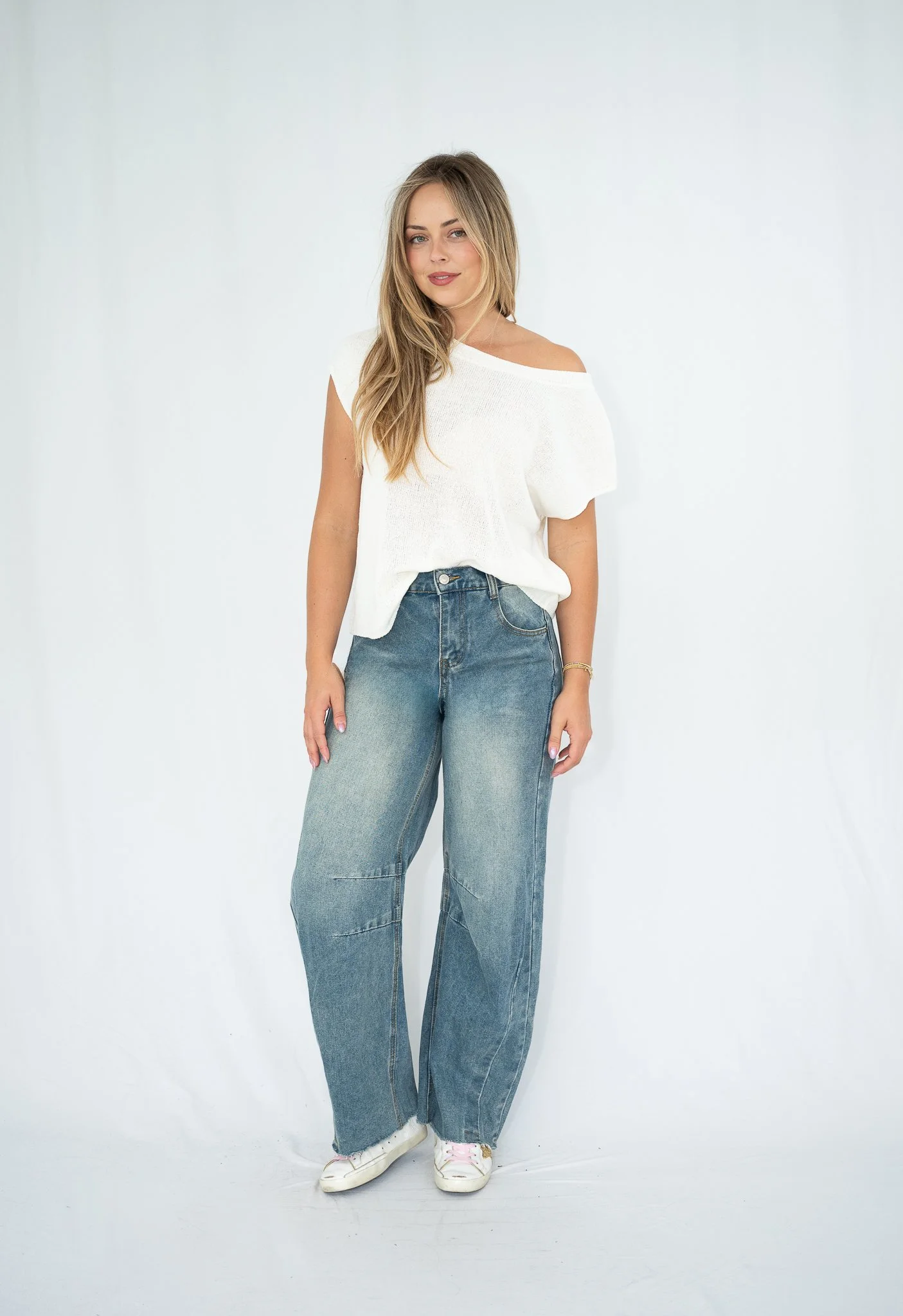 Code: K3421 | Light Pink, White, Coffee, Cobalt Blue & Khaki | S/M & L/XL | 100% Viscose