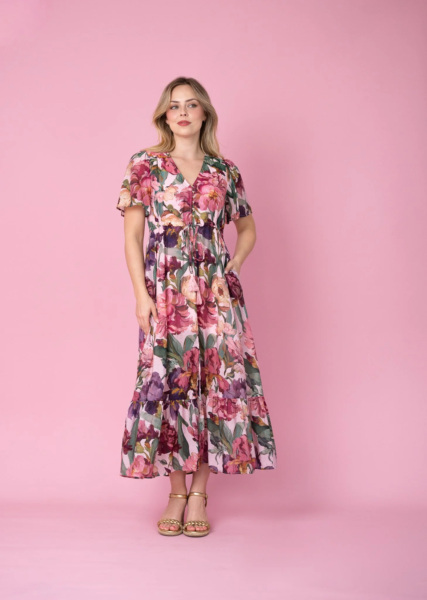 Code: D9115-8 | Pink | 8-18 | Viscose blend | PRE ORDER