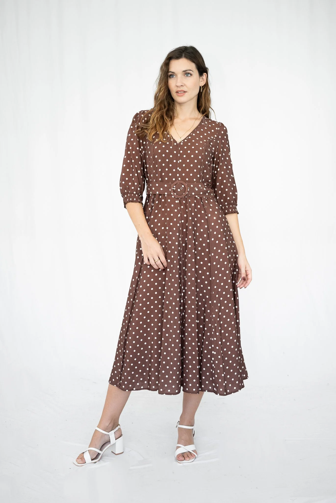 Code: D9201-1 | Sage & Chocolate | 8-18 | Viscose blend | 