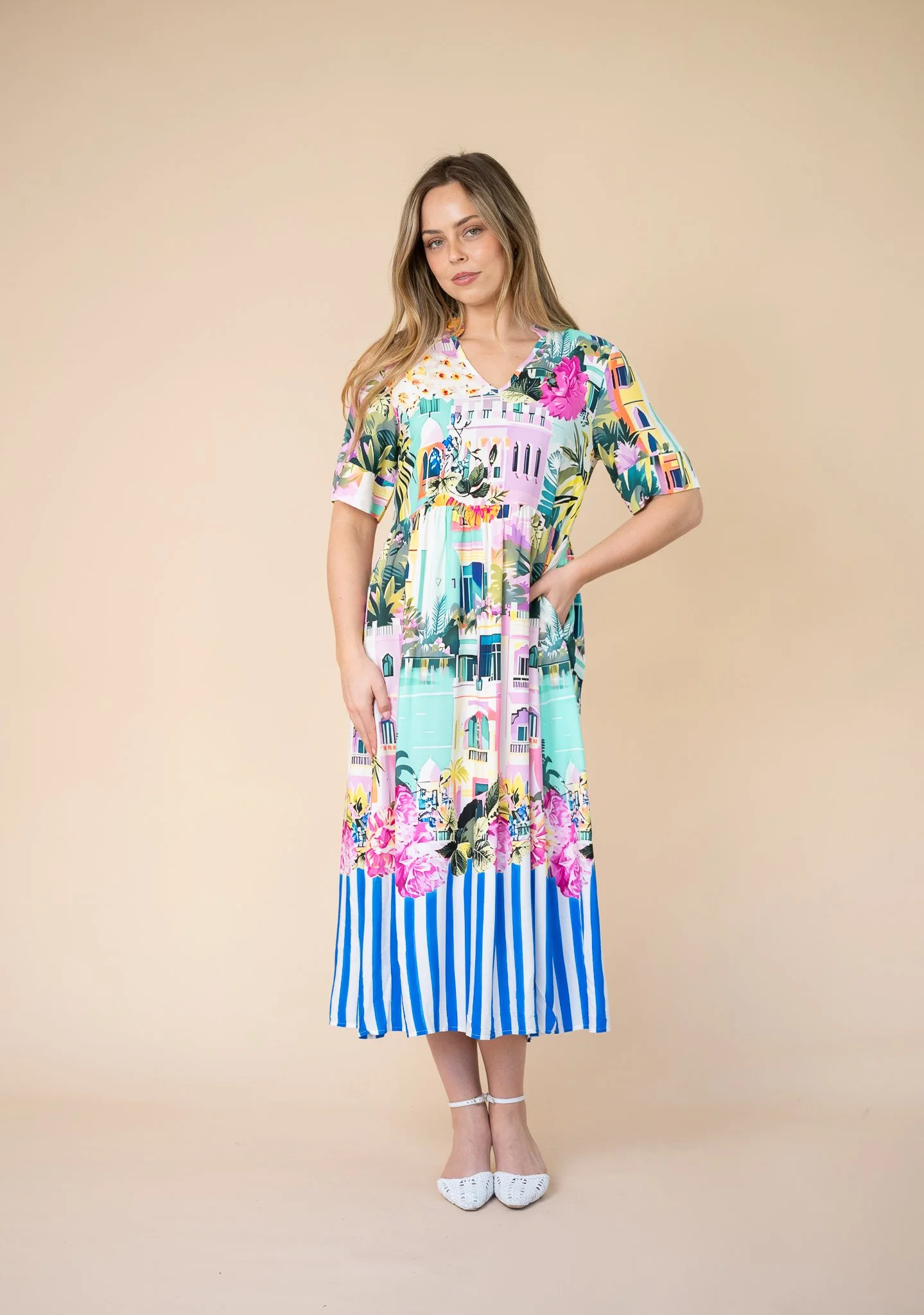 Code: D9320 | Blue | 8-18 | Viscose | 