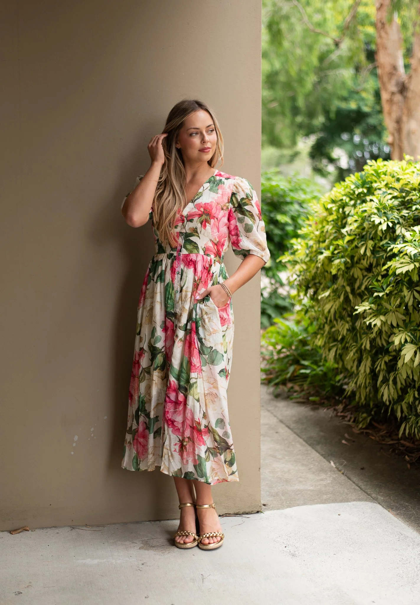 Code: D9009-11A | Coral & Pink | 8-18 | Viscose | COMING SOON