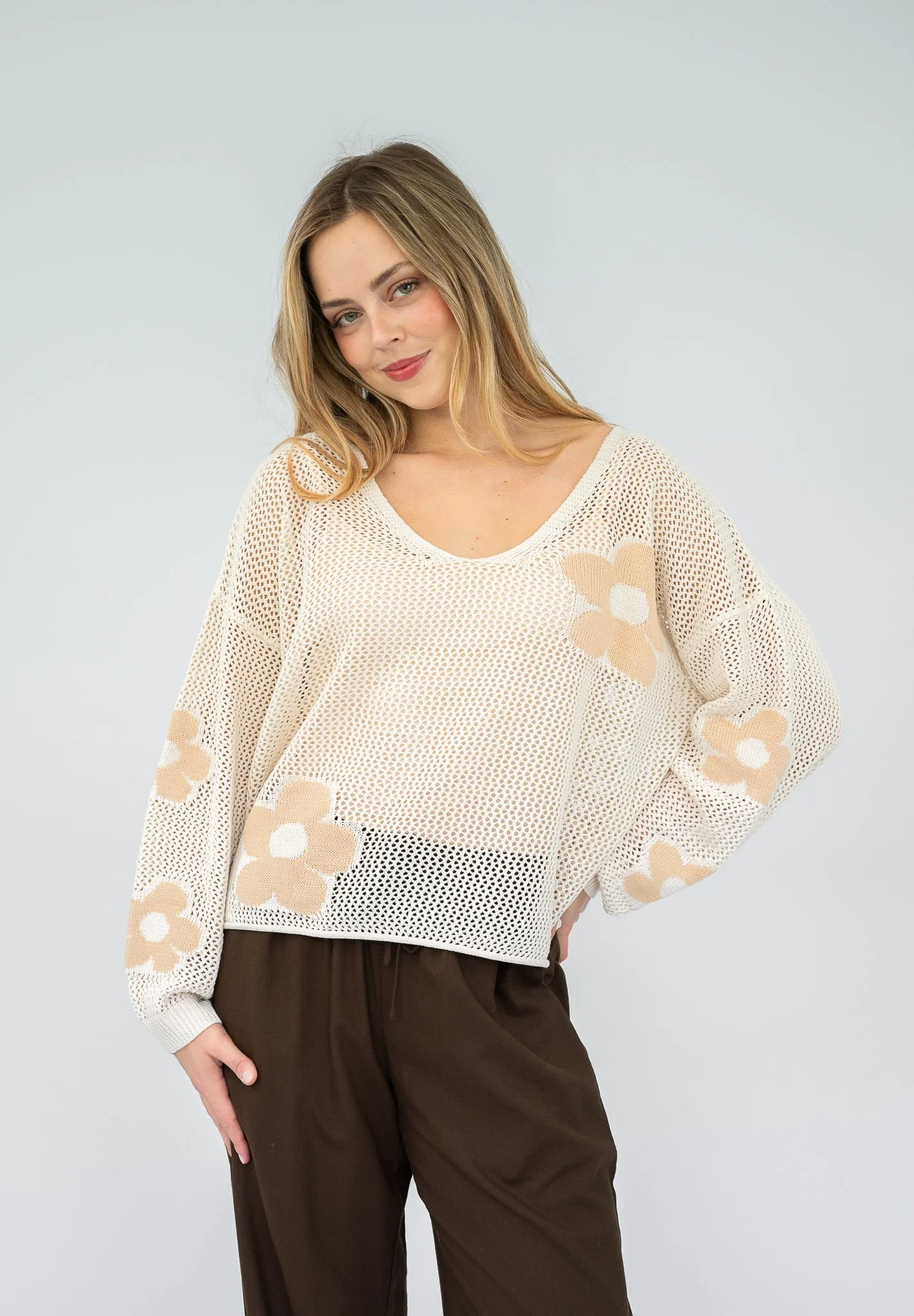 Code: K3529 | Beige | S/M & L/XL | Cotton | 
