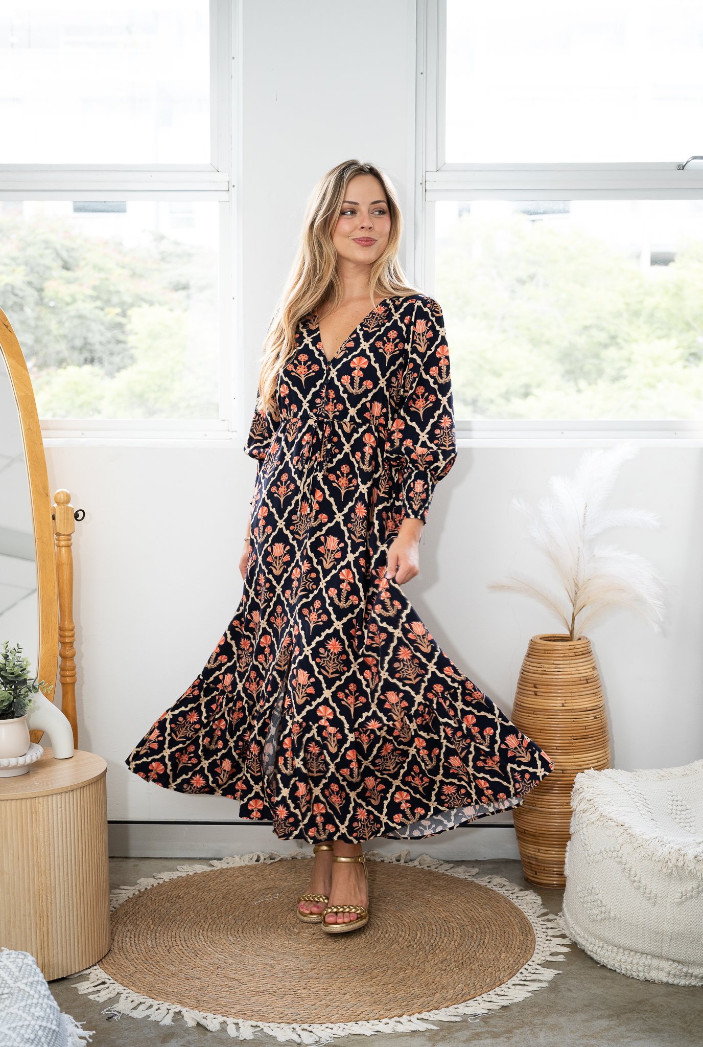 Code: D9115L | Navy | 8-18 | 100% Viscose | COMING SOON